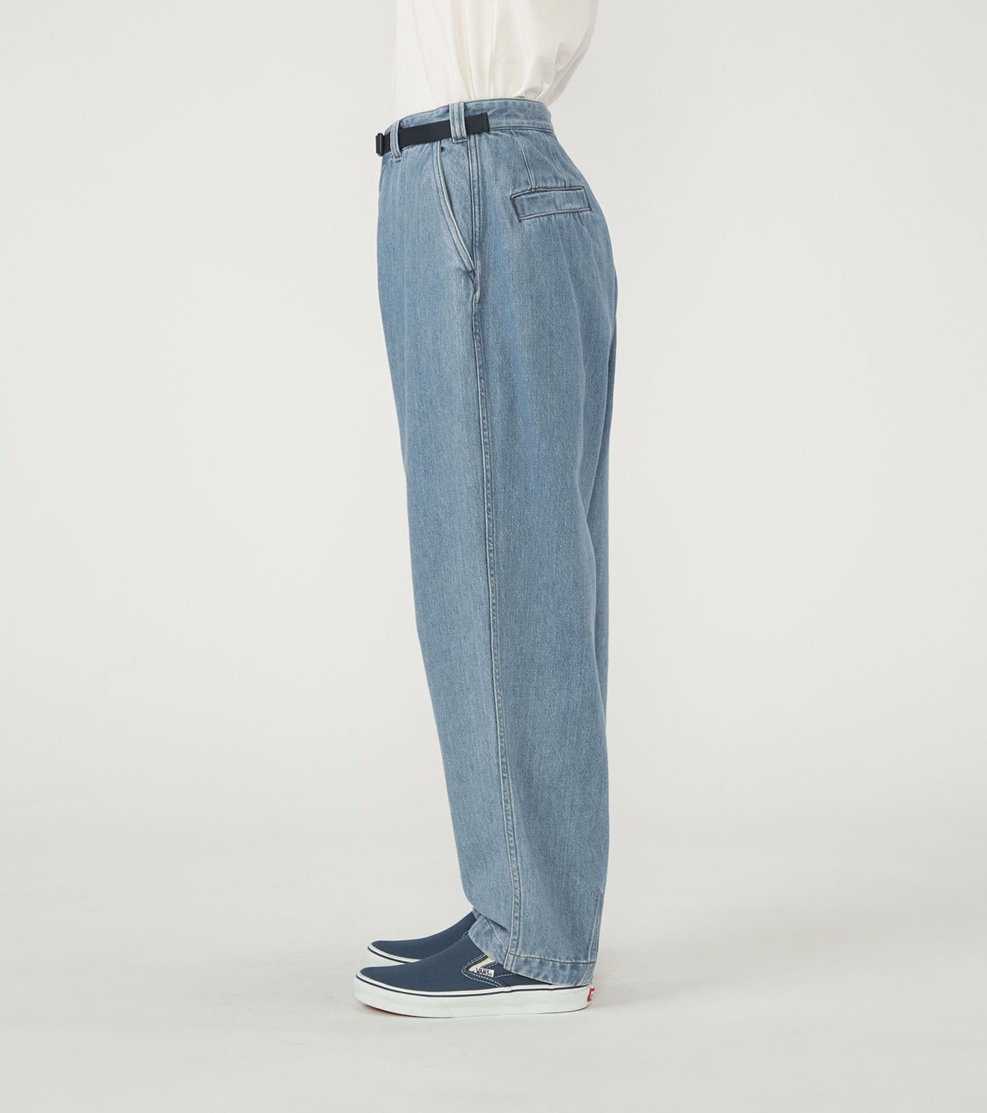 Denim Wide Tapered Field Pants