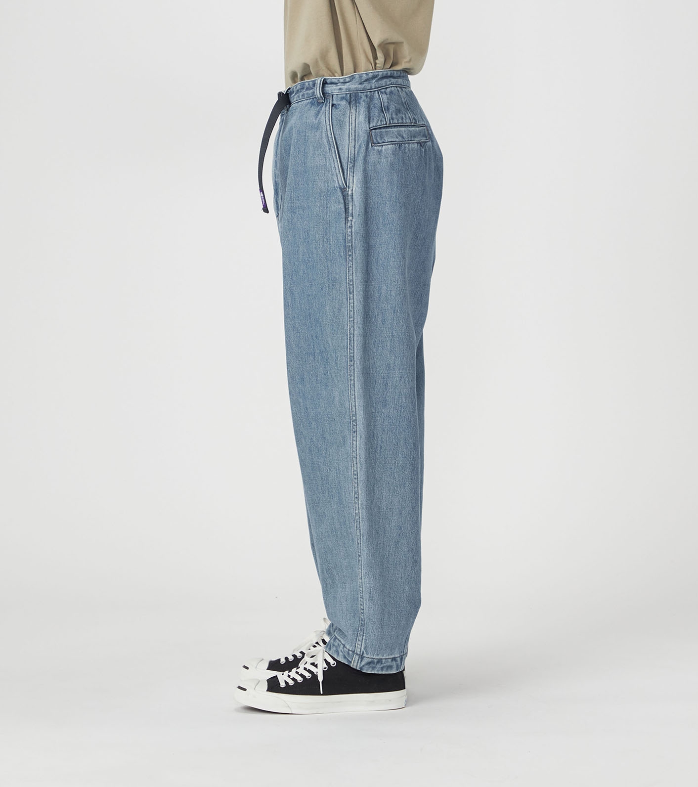 Denim Wide Tapered Field Pants