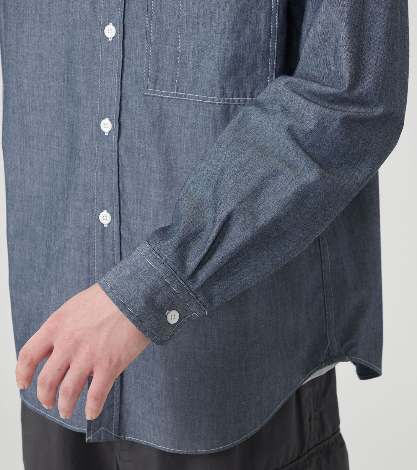 Regular Collar Chambray Field Shirt