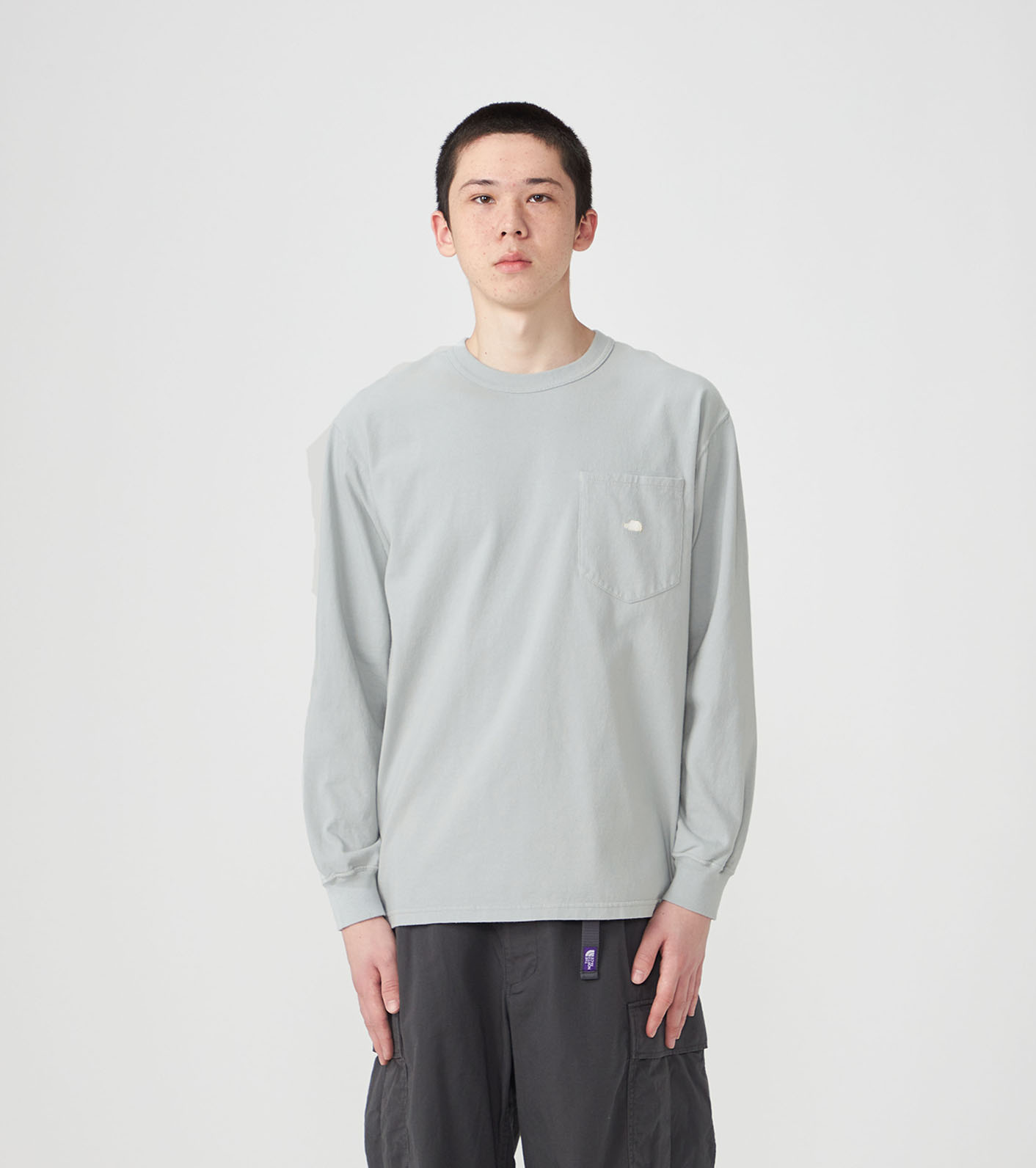 8oz Field Long Sleeve Pocket Tee