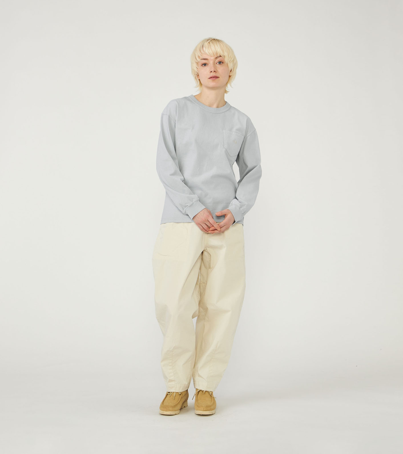 8oz Field Long Sleeve Pocket Tee