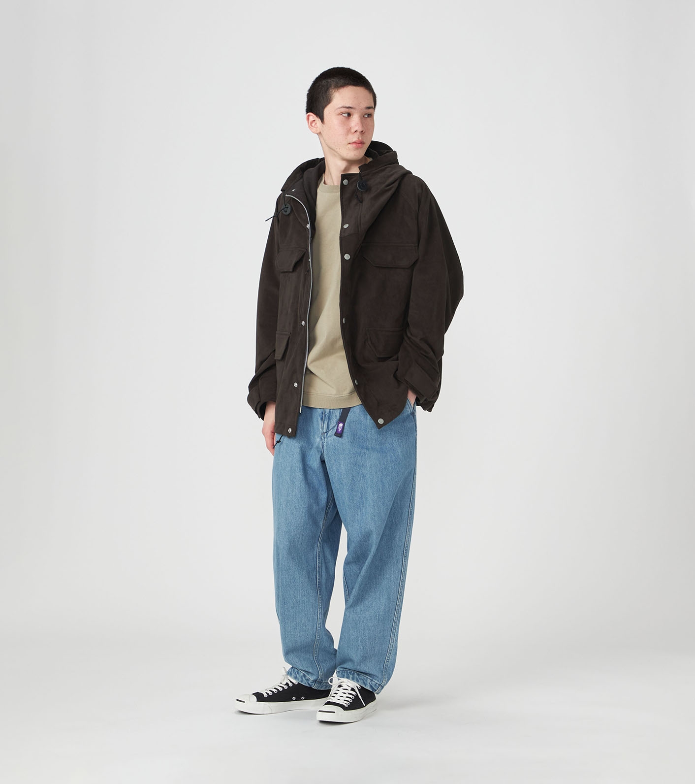Synthetic Leather Mountain Parka