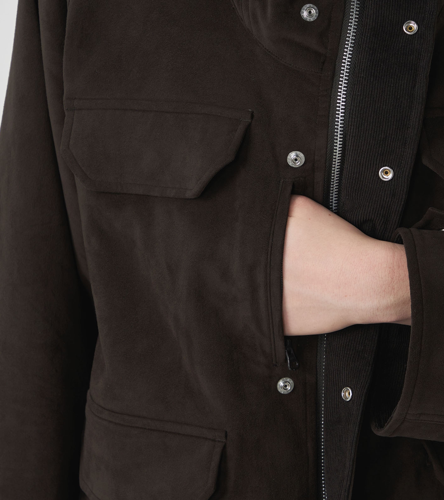Synthetic Leather Mountain Parka