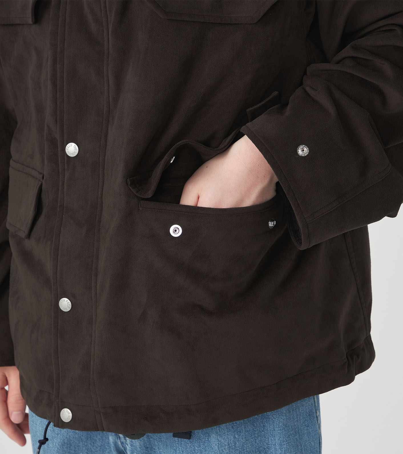Synthetic Leather Mountain Parka