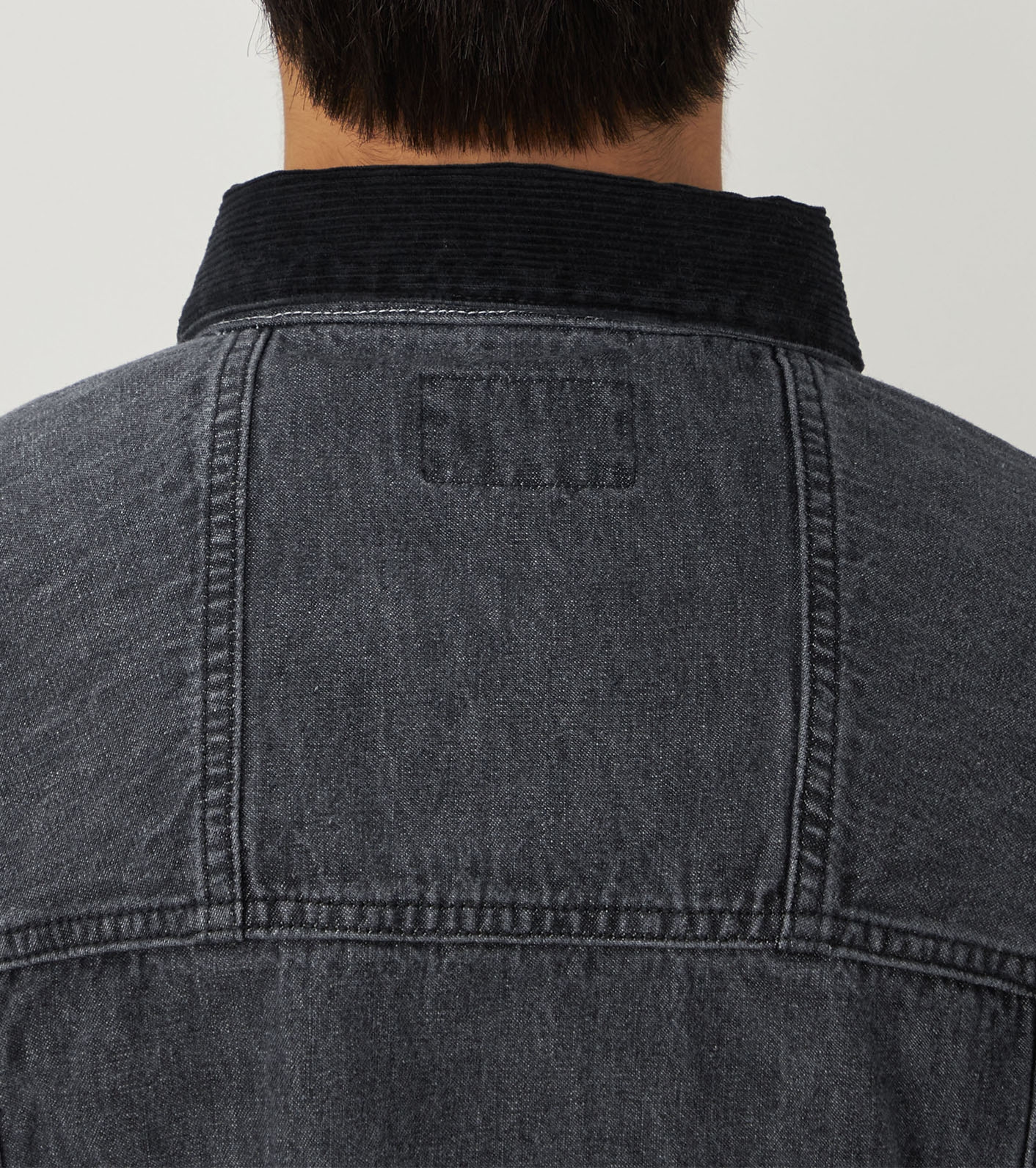 Linen Cotton Denim Field Jacket