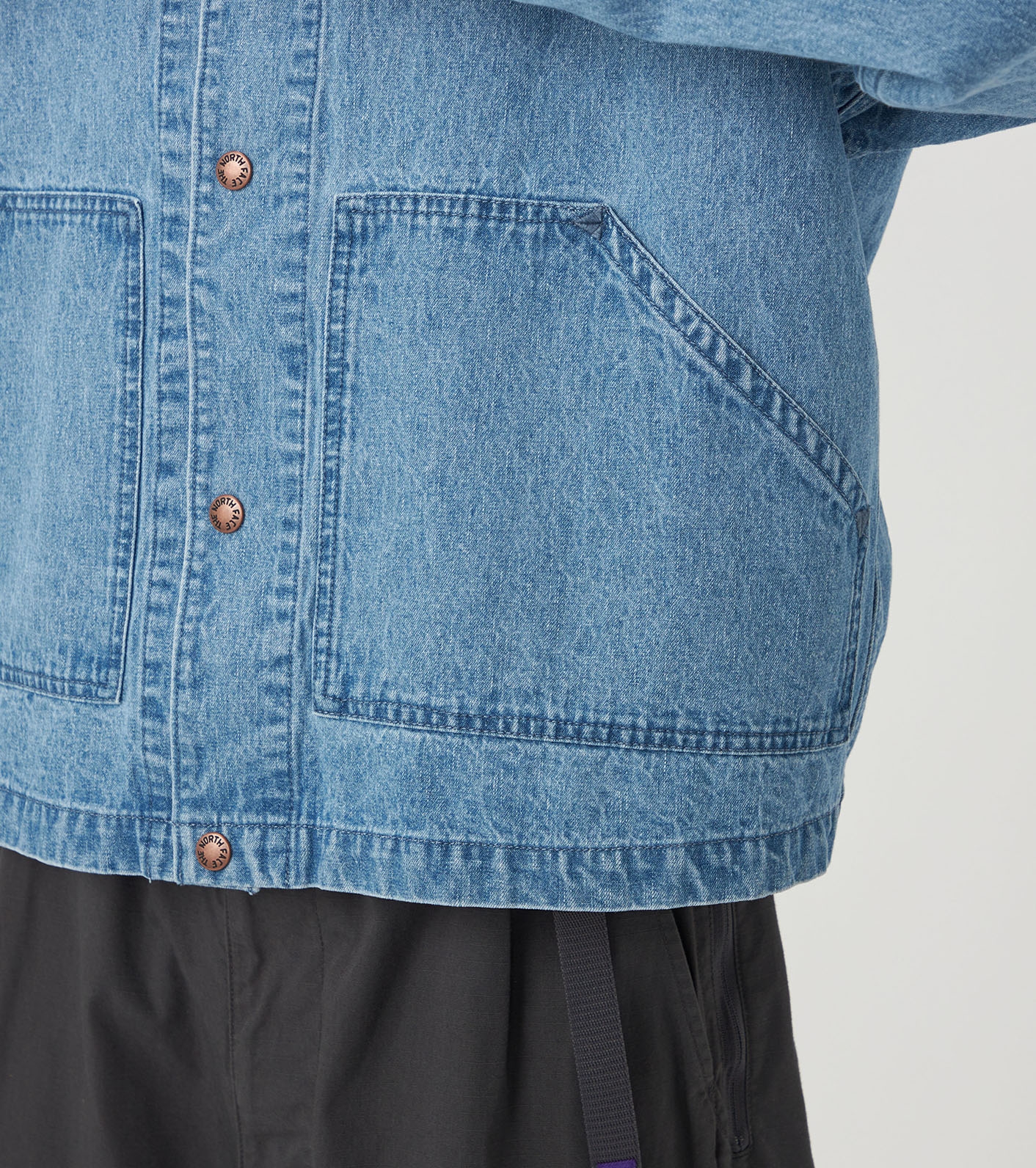 Linen Cotton Denim Field Cardigan