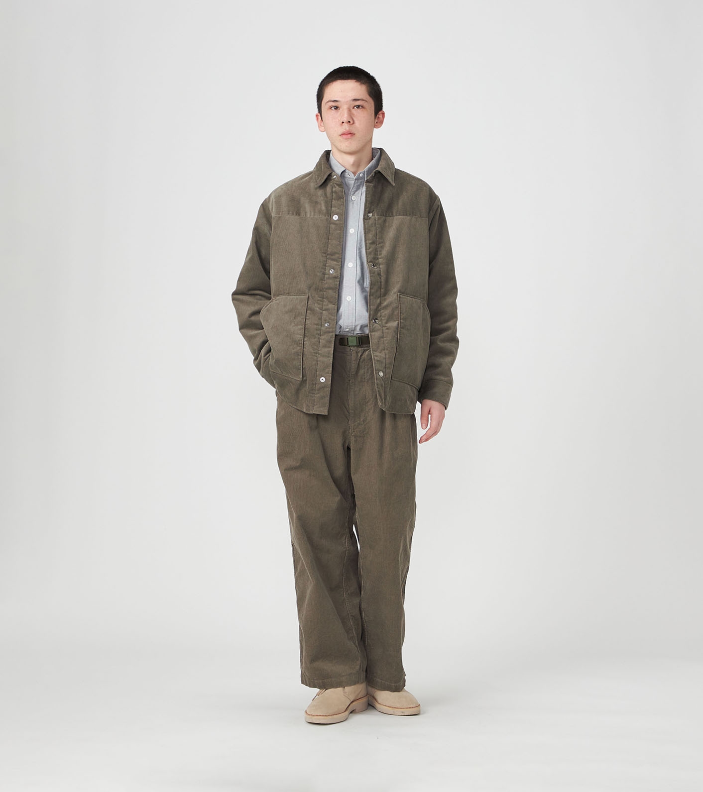 Corduroy Field Insulation Shirt Jacket
