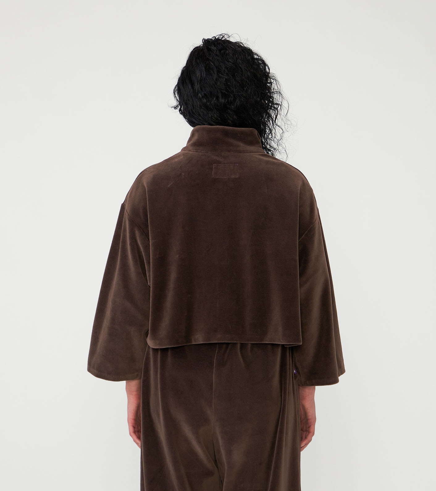 Field Velour Cropped Jacket