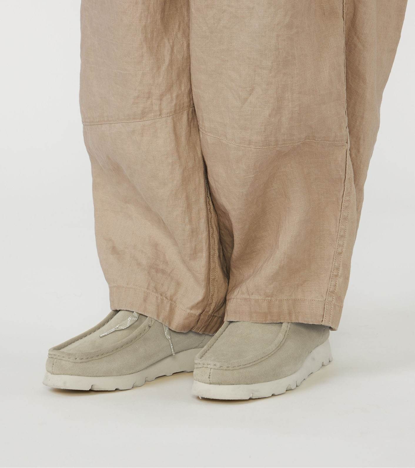Hemp Field Shirred Pants