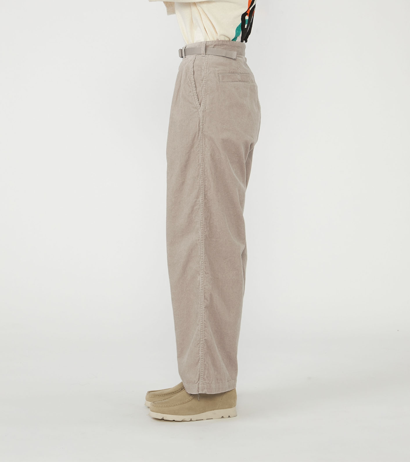 Corduroy Wide Straight Field Pants