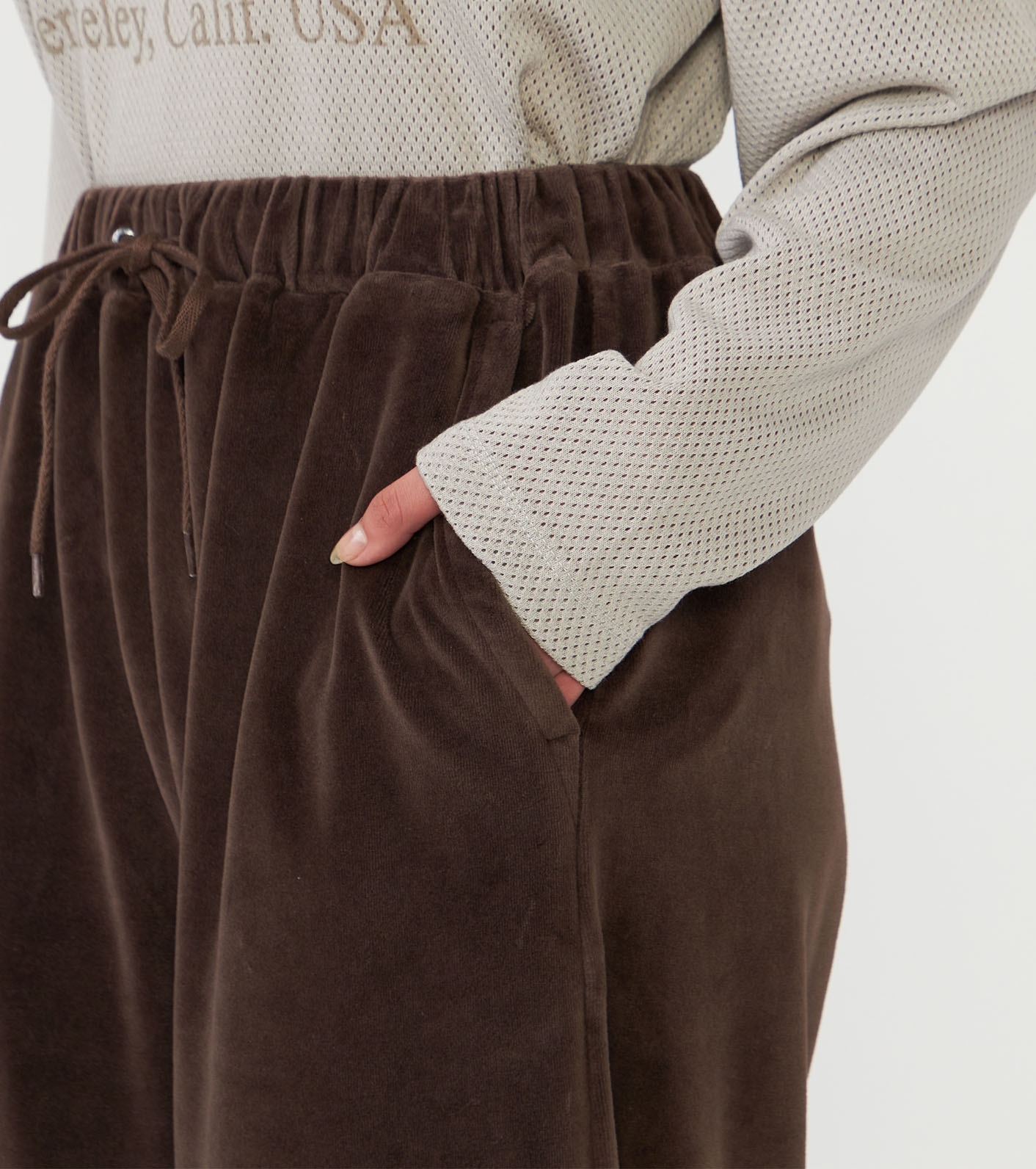Field Velour Wide Pants