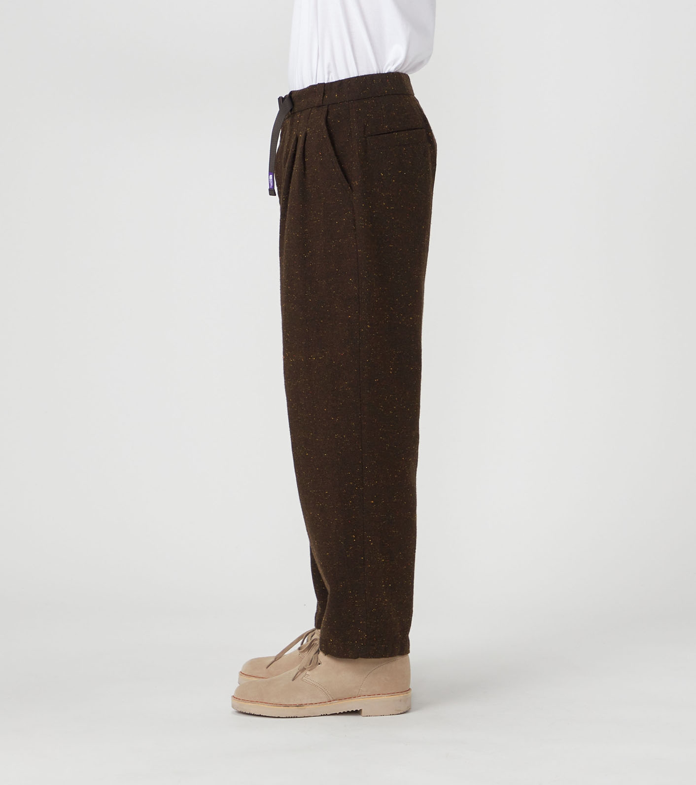 Cotton Wool Color Nep Field Pants