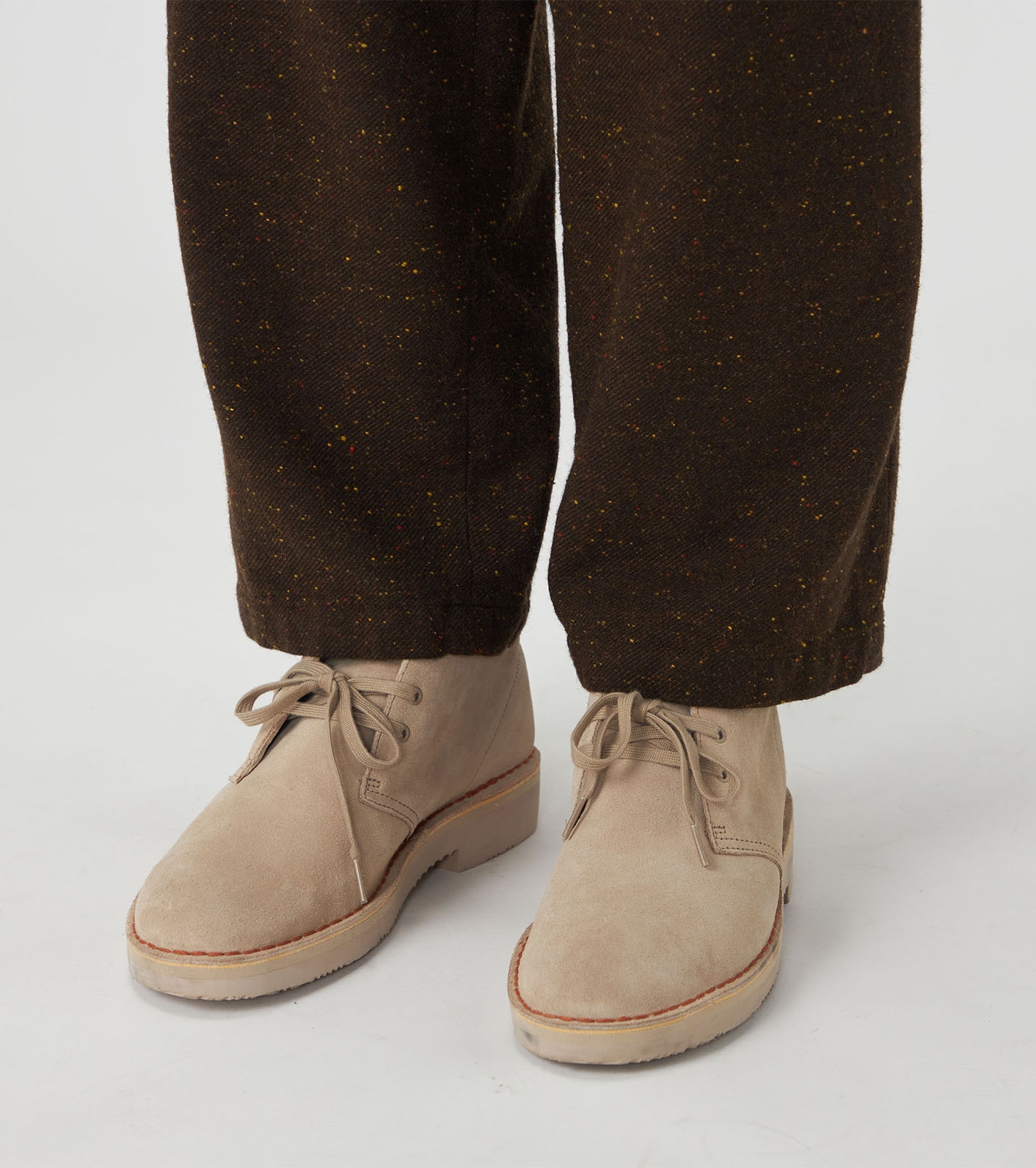 Cotton Wool Color Nep Field Pants