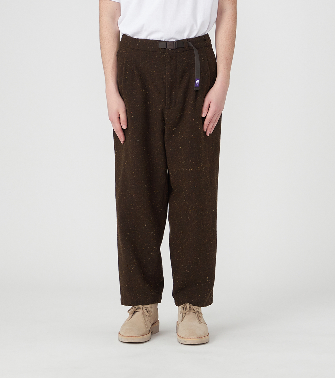Cotton Wool Color Nep Field Pants