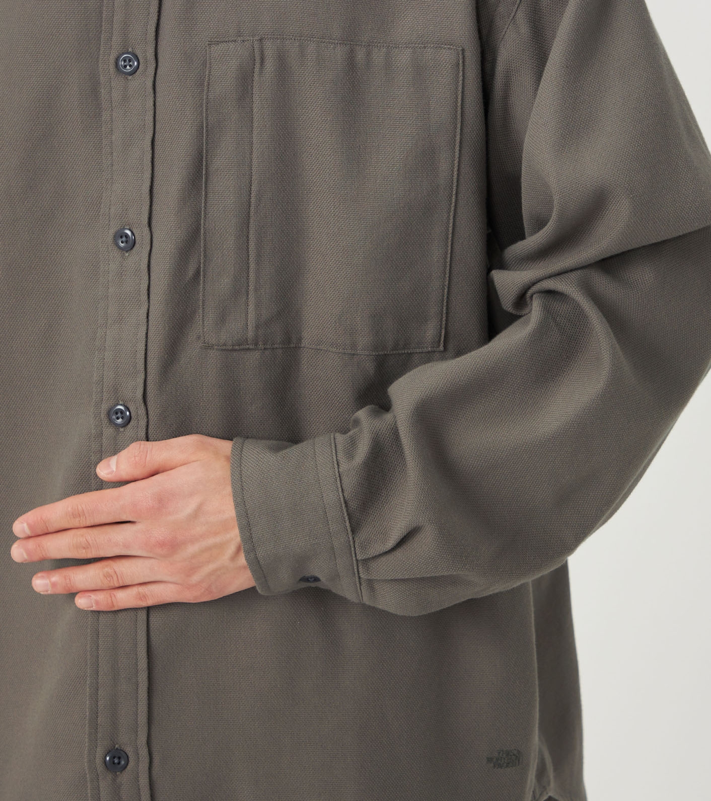 Royal Oxford Mountain Hooded Shirt