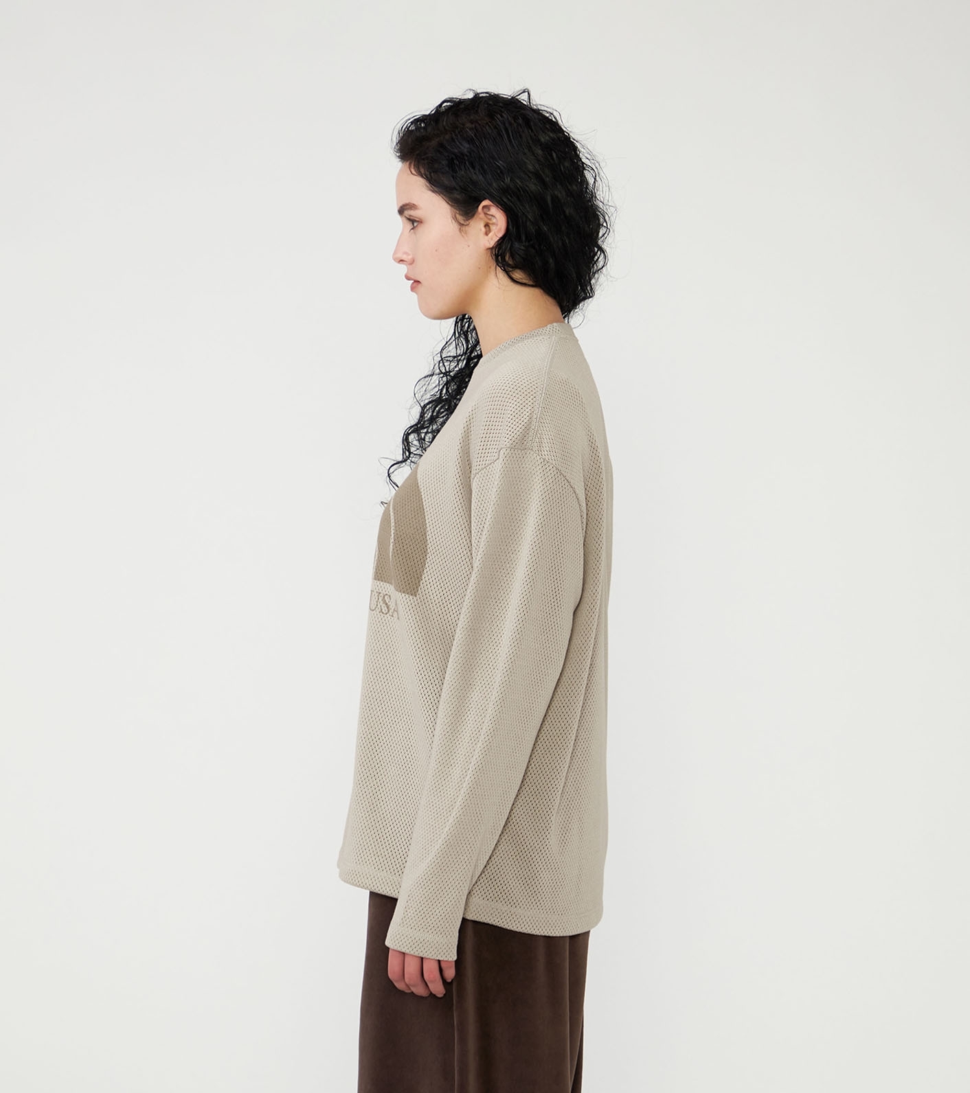 Mesh Field Long Sleeve Tee