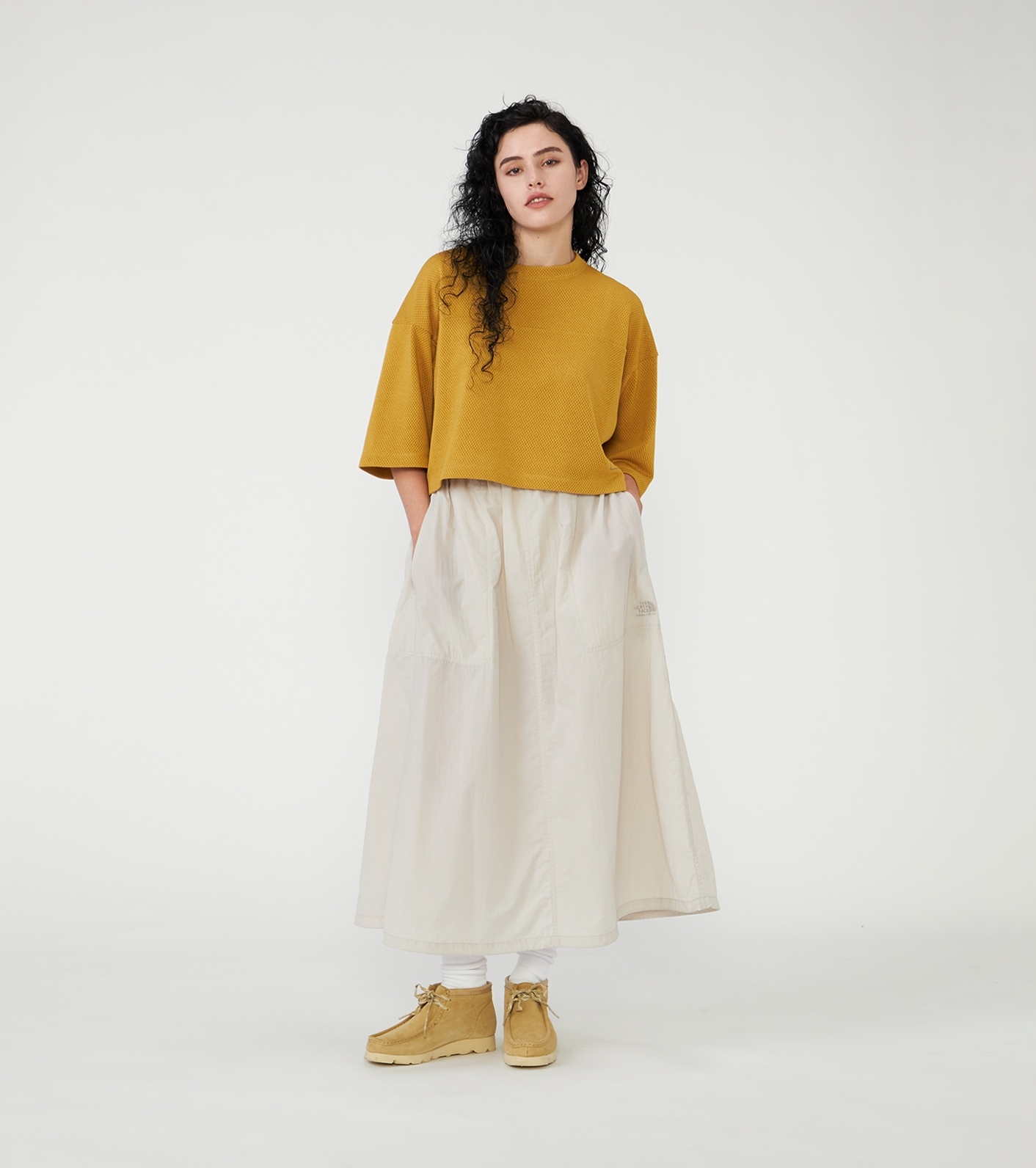 Mesh Field Cropped Tee