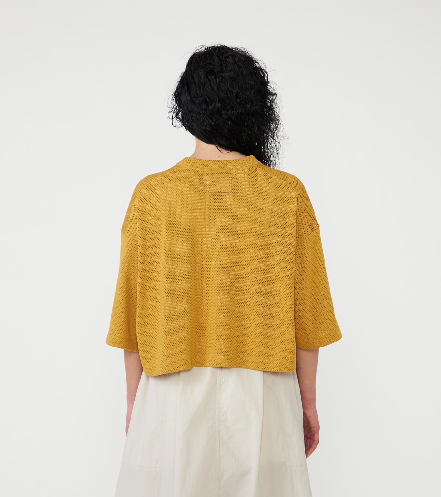 Mesh Field Cropped Tee