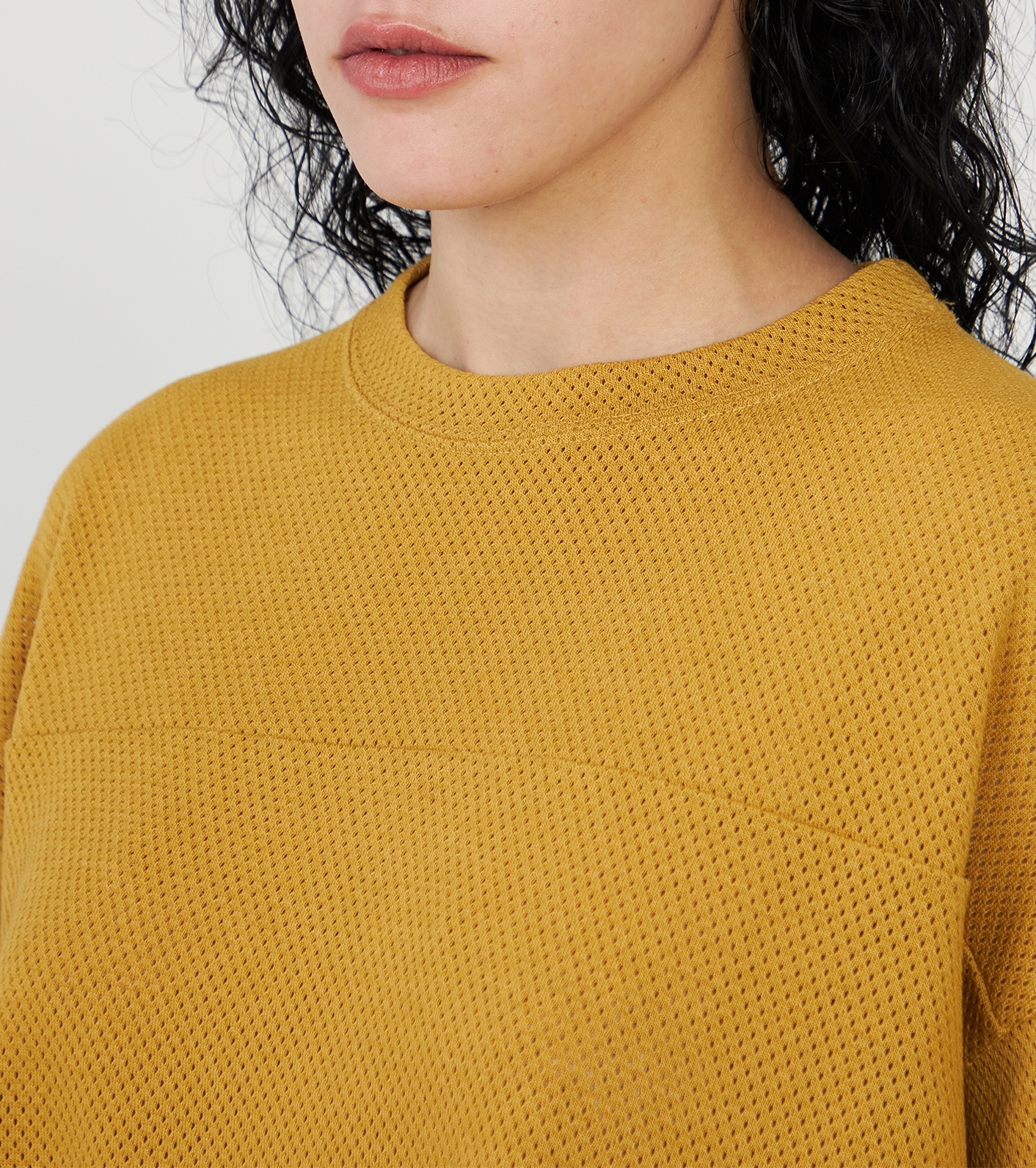 Mesh Field Cropped Tee