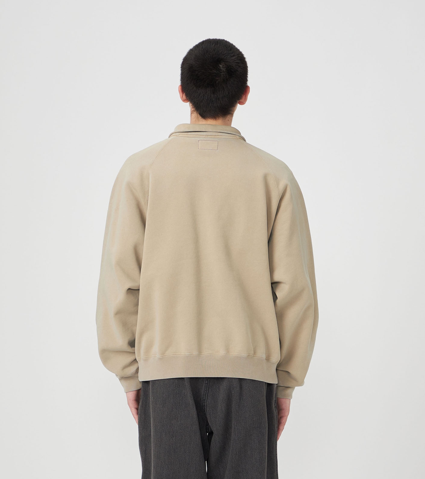 Garment Dyed Field Half Zip Sweatshirts