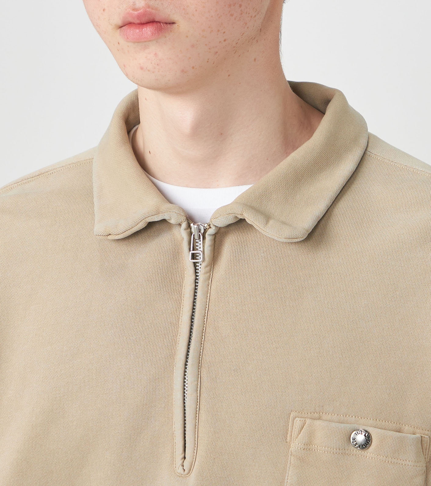 Garment Dyed Field Half Zip Sweatshirts