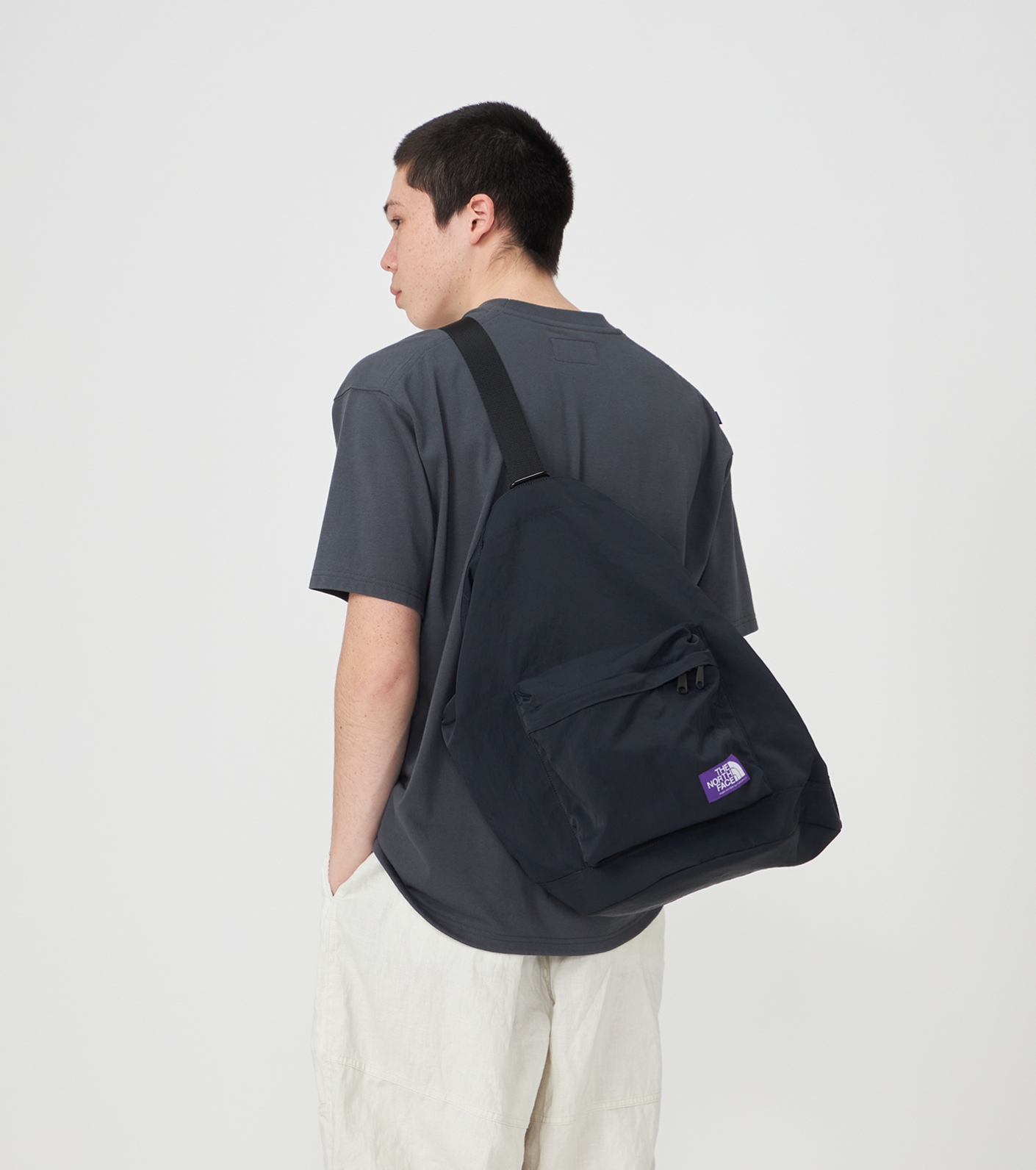 Nylon Twill Bucket Bag