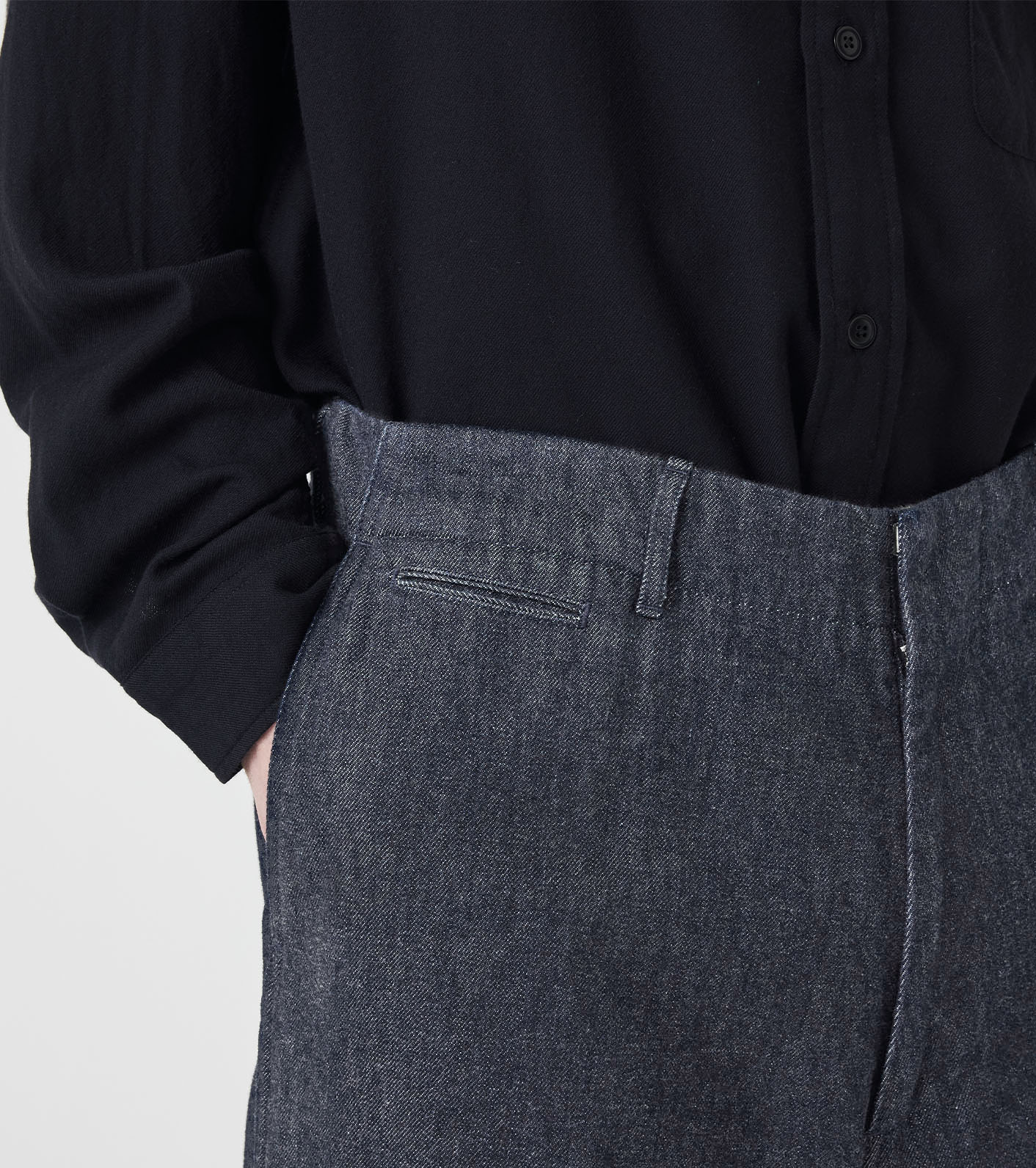 Wide Denim Pants