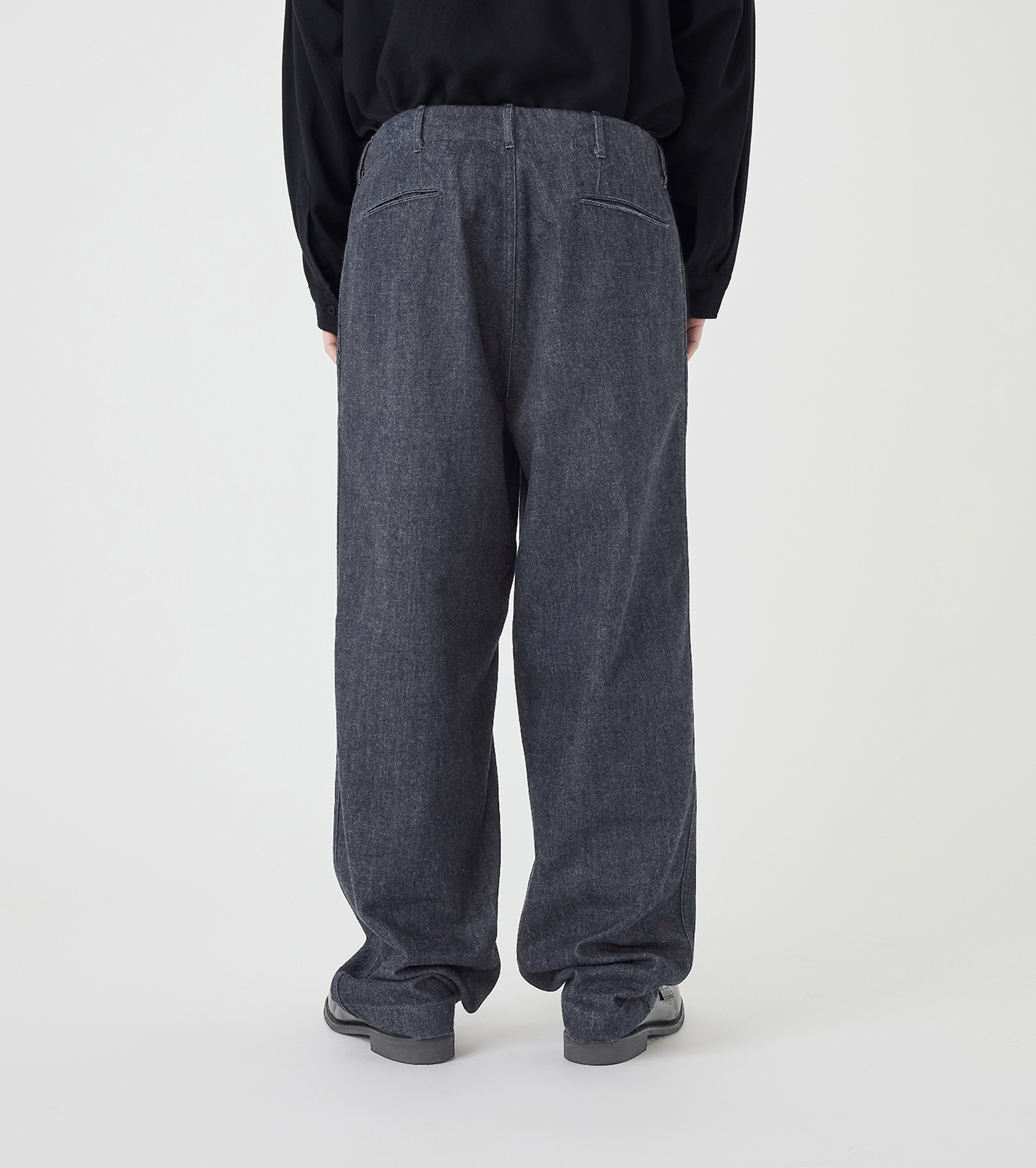 Wide Denim Pants