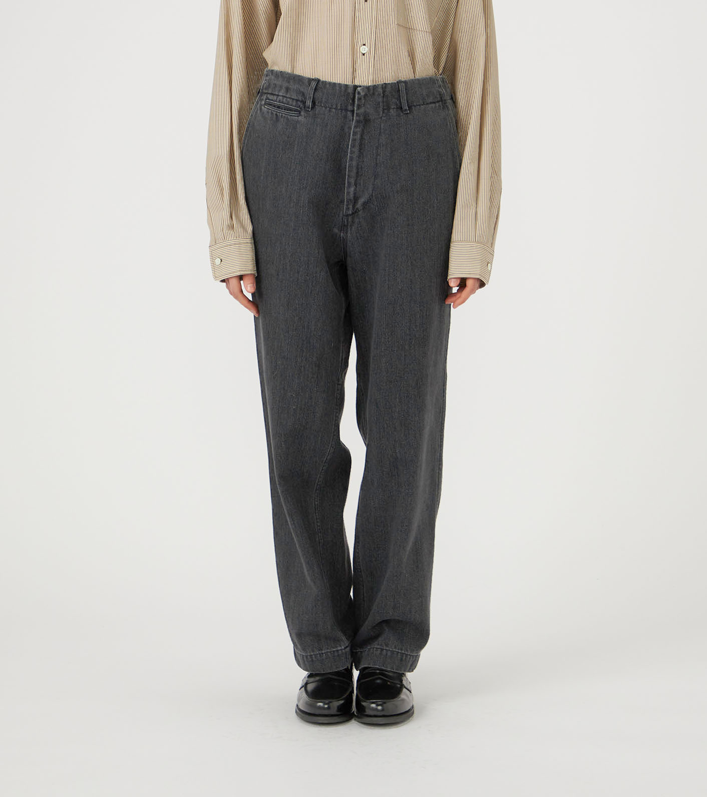 Wide Denim Pants