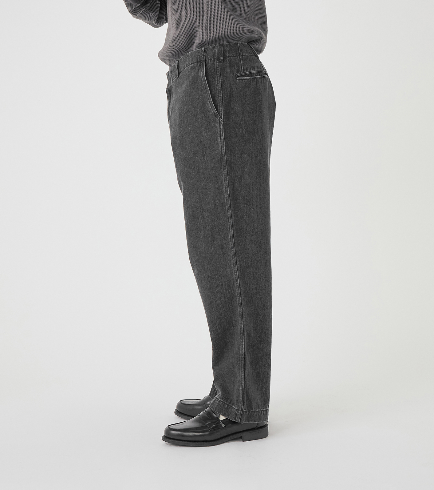 Wide Denim Pants
