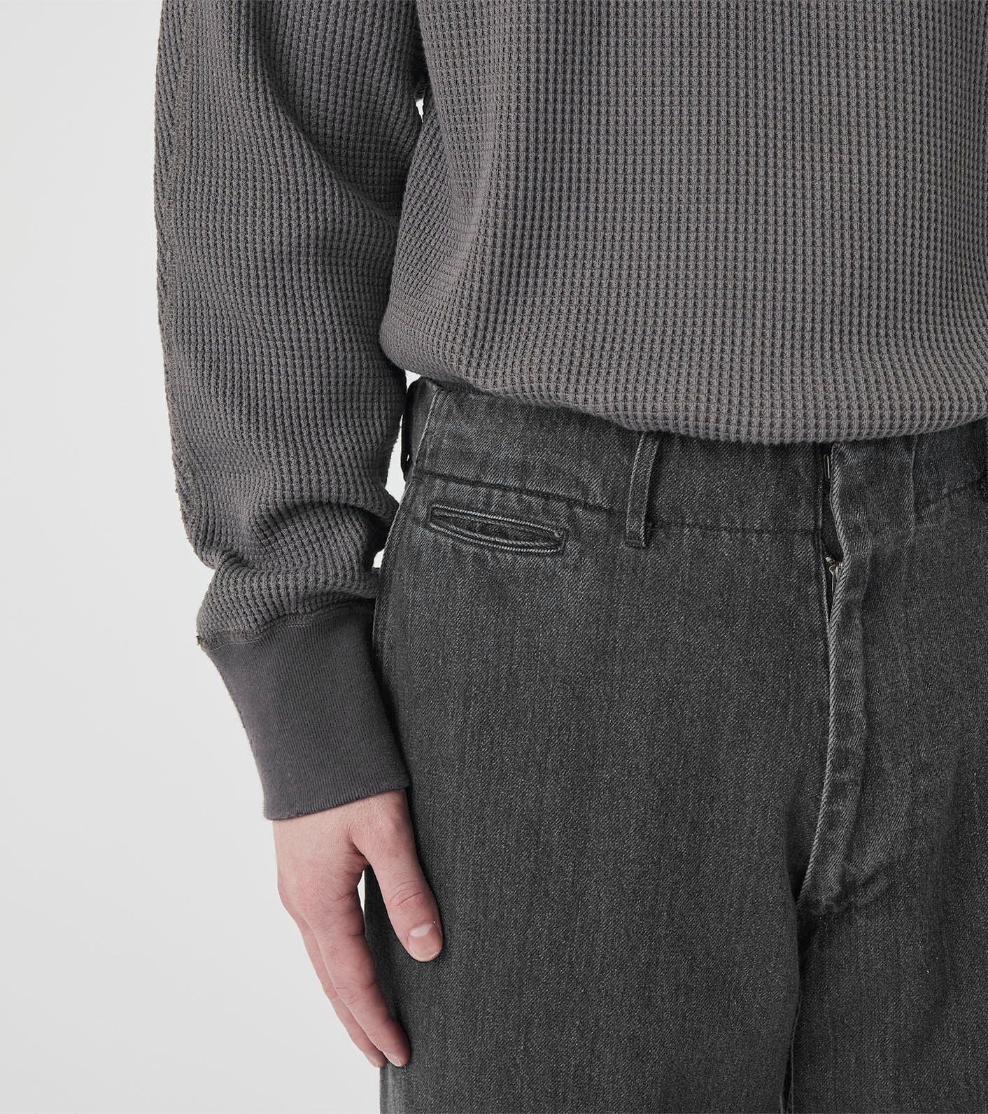 Wide Denim Pants