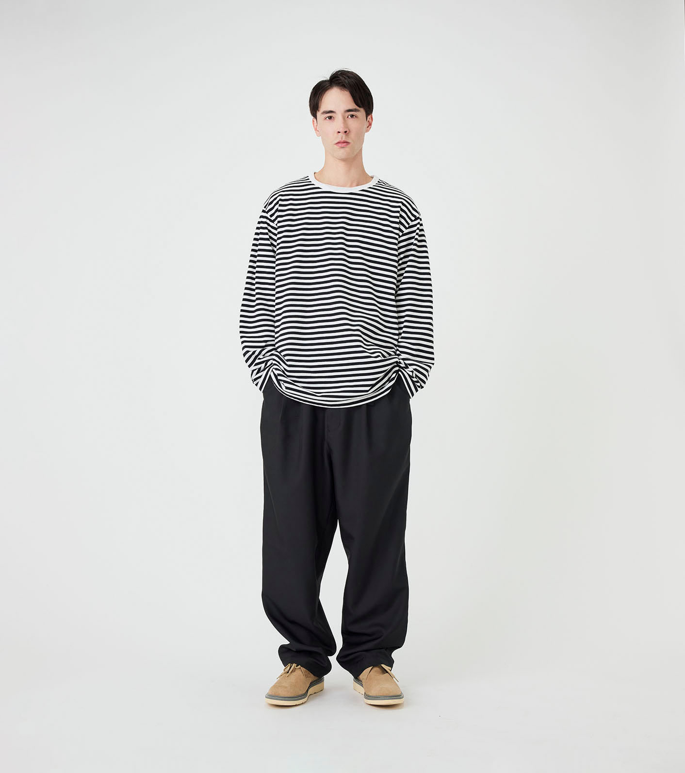 COOLMAX Stripe Jersey L/S Tee