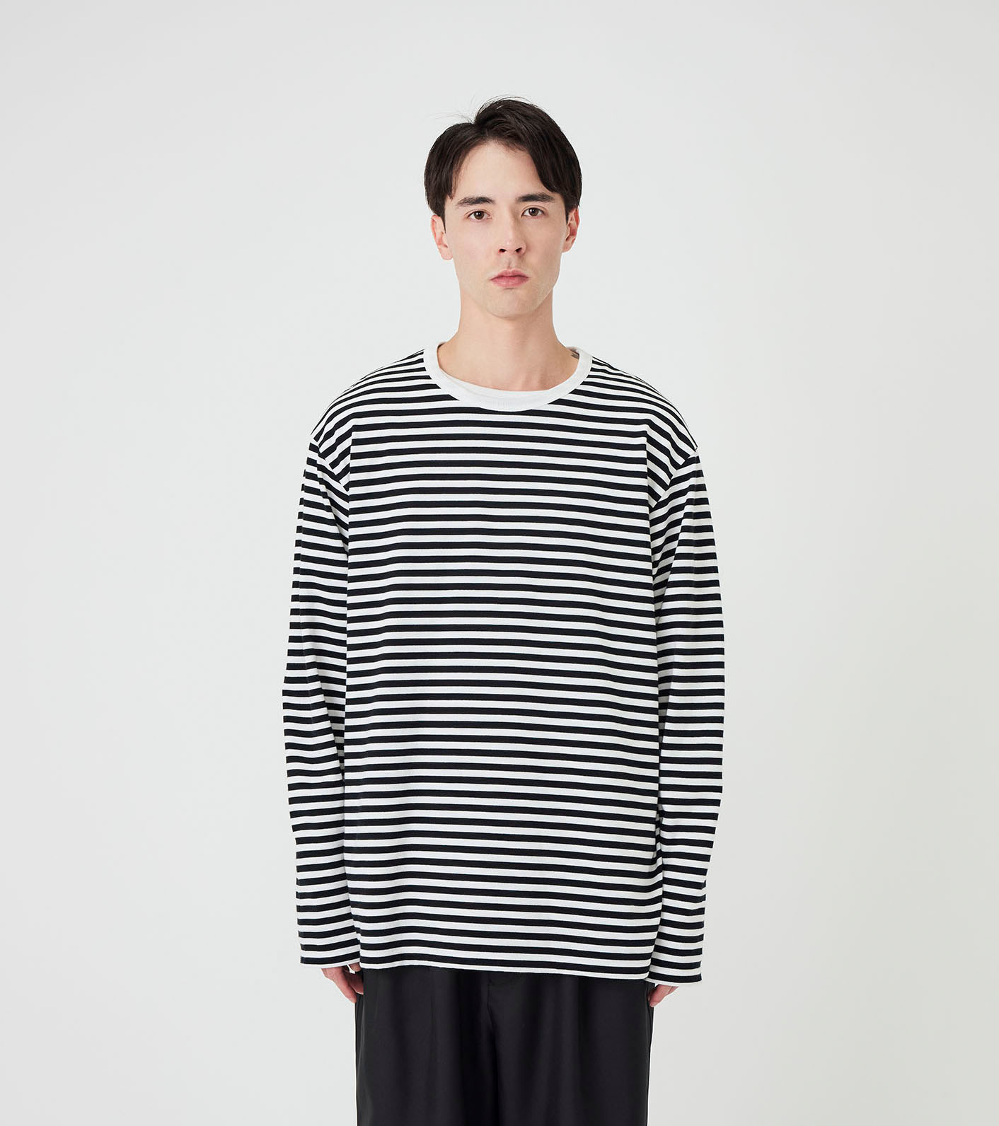 COOLMAX Stripe Jersey L/S Tee