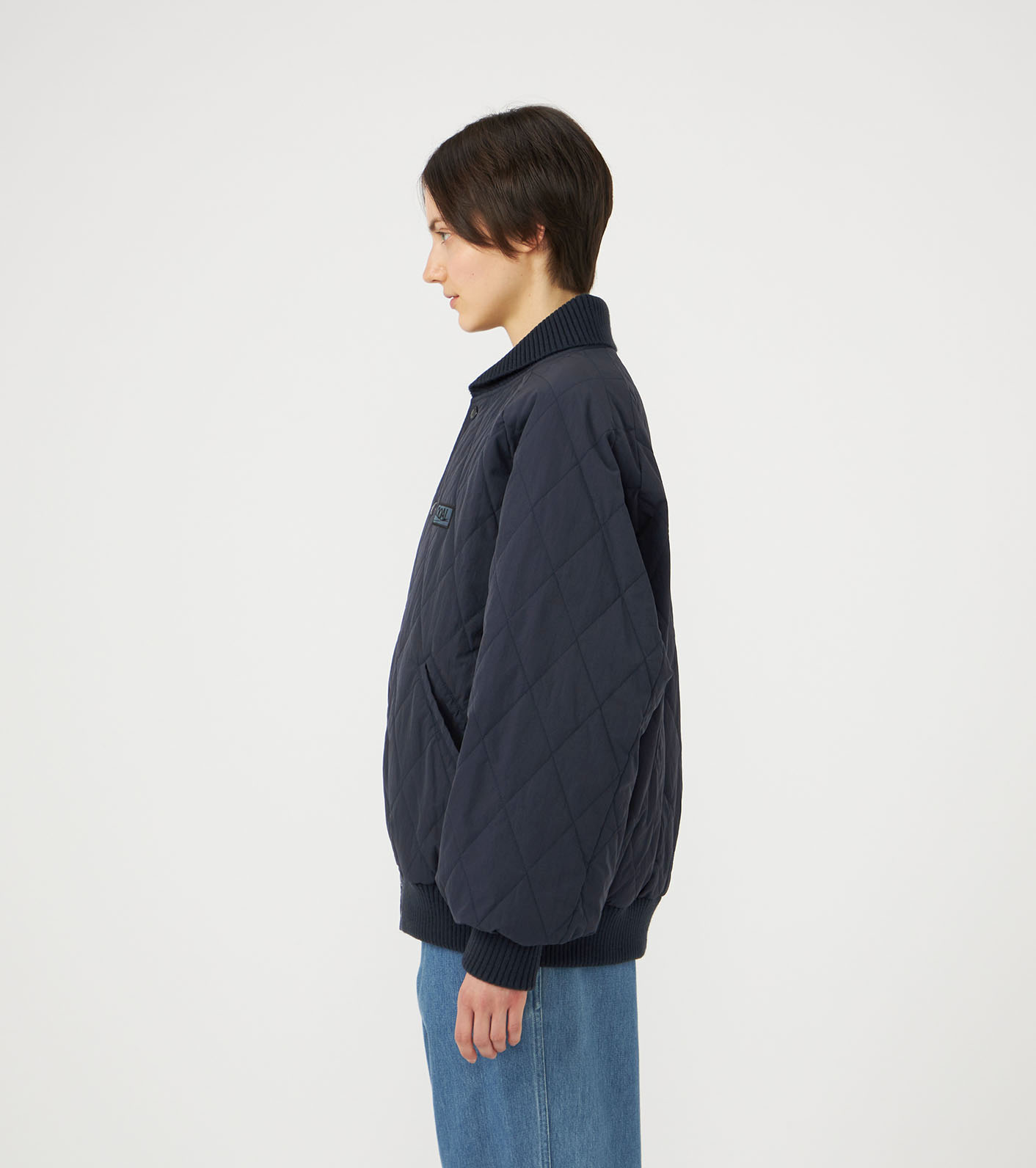 OOAL Quilting Varsity Jacket
