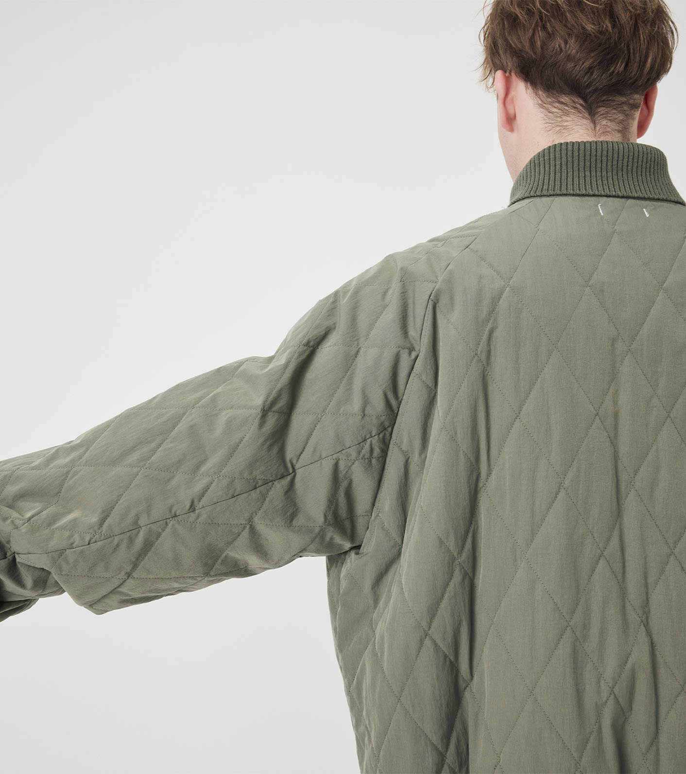 OOAL Quilting Varsity Jacket