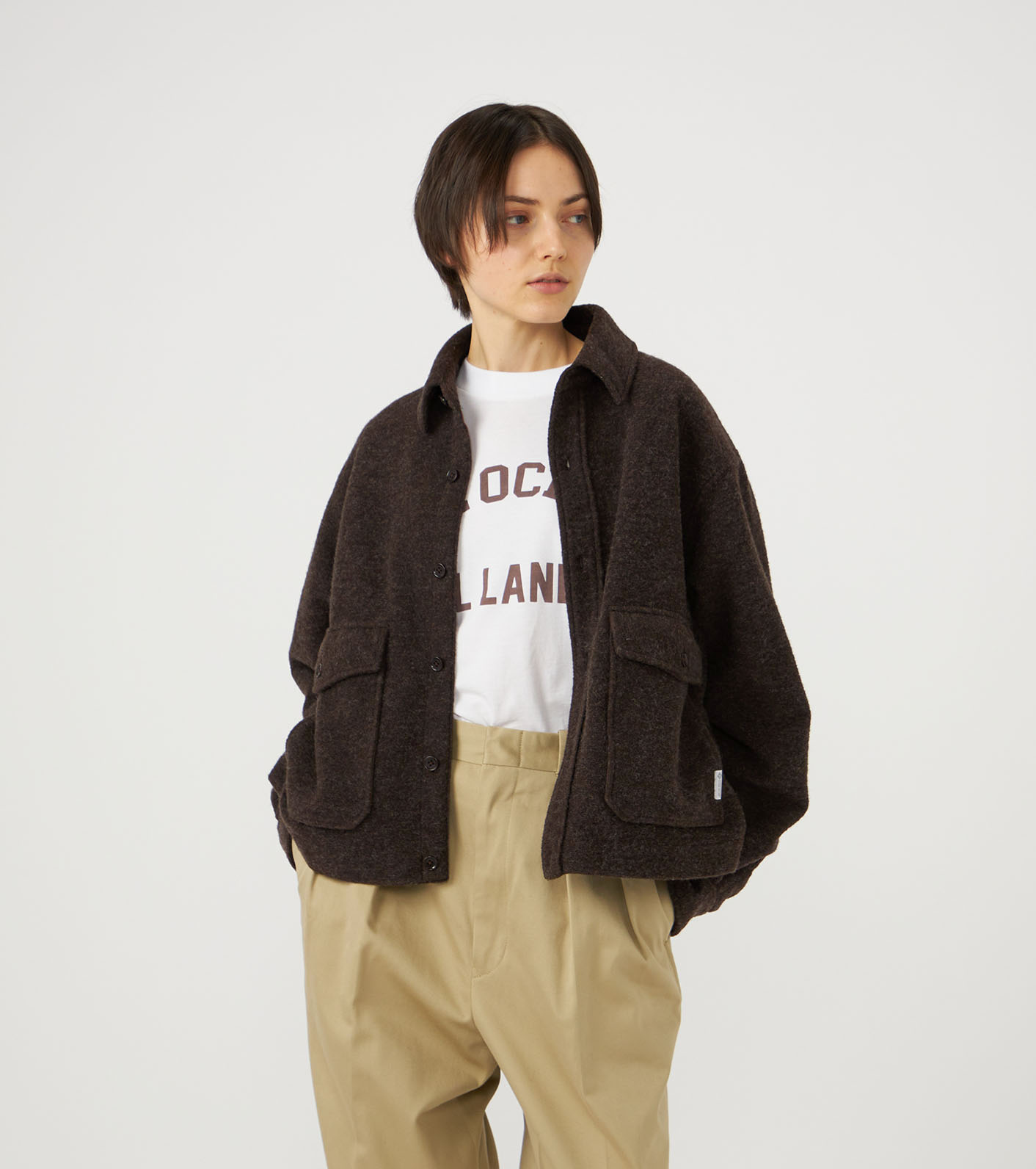 OOAL WINDSTOPPER Sliver Knit Jacket