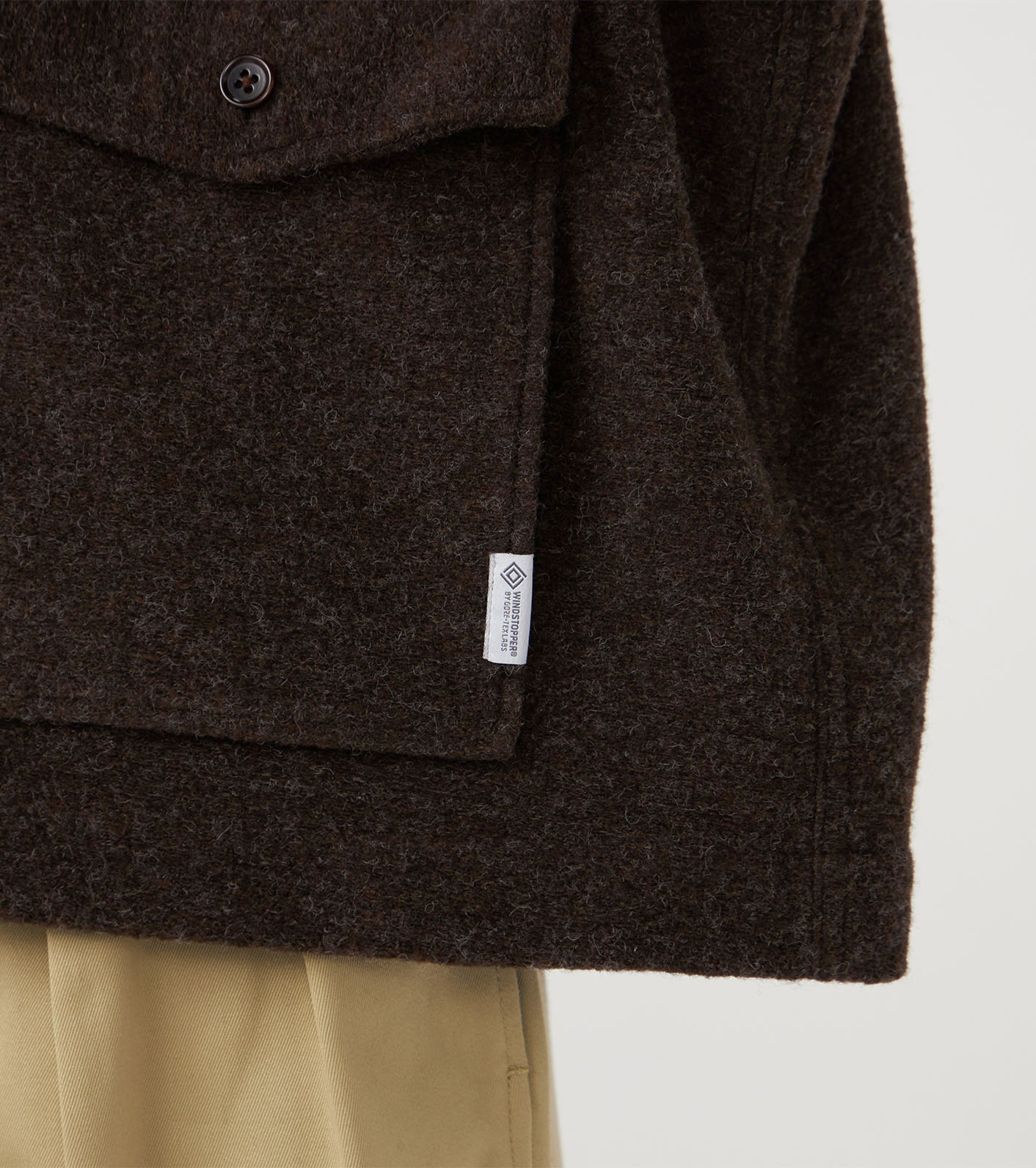 OOAL WINDSTOPPER Sliver Knit Jacket