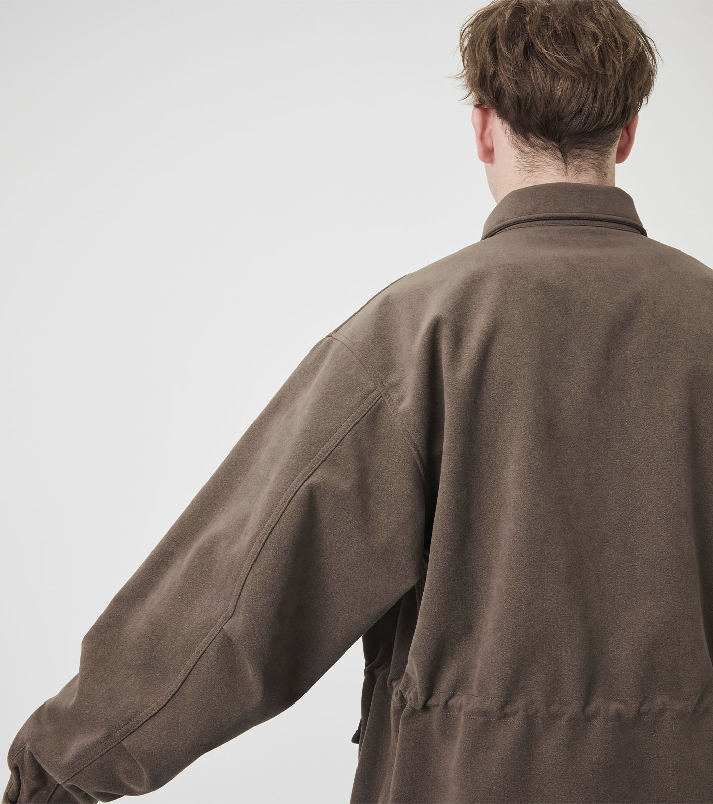 Synthetic Leather Field Jacket