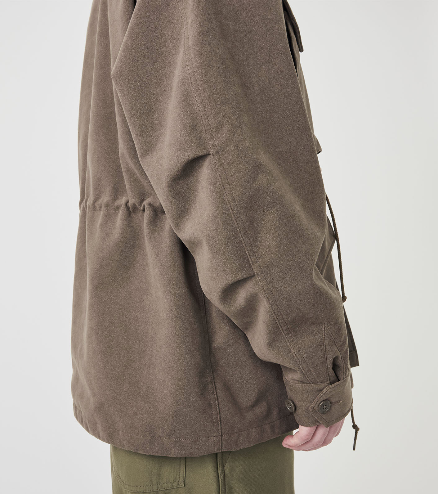 Synthetic Leather Field Jacket