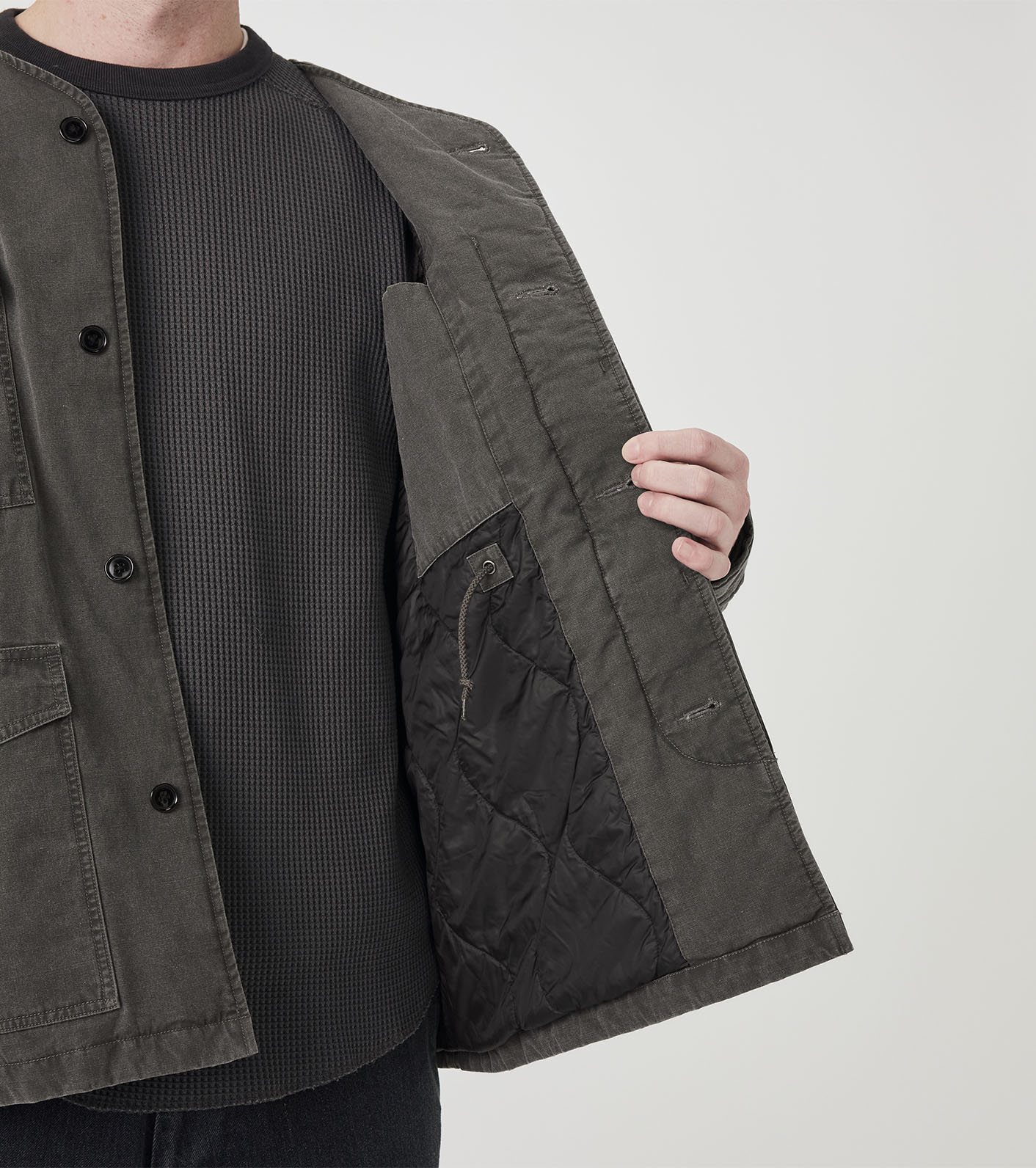 Cotton CORDURA Insulation Collarless Jacket