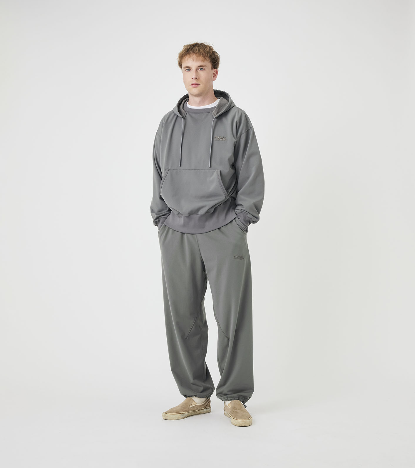 OOAL Polyester Pile Sweatpants