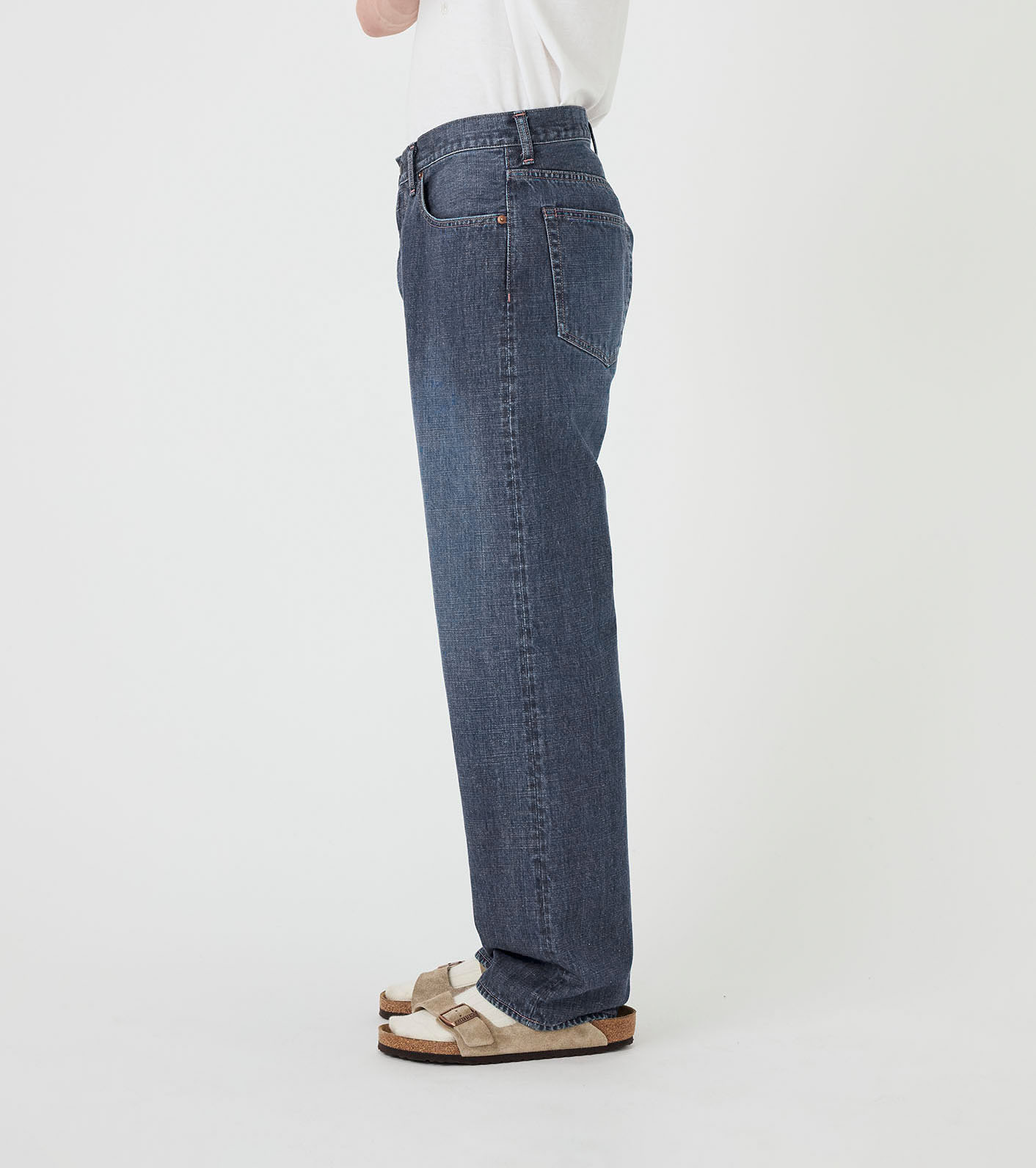 Selvage Denim Straight Pants