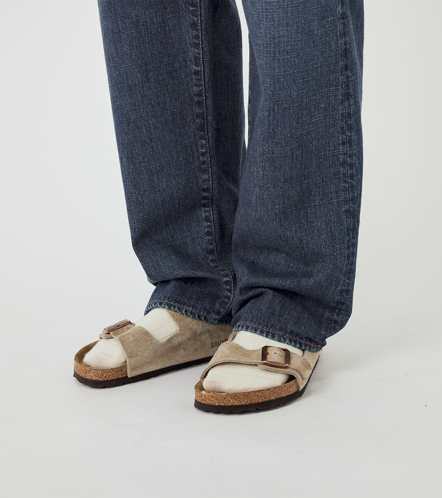 Selvage Denim Straight Pants