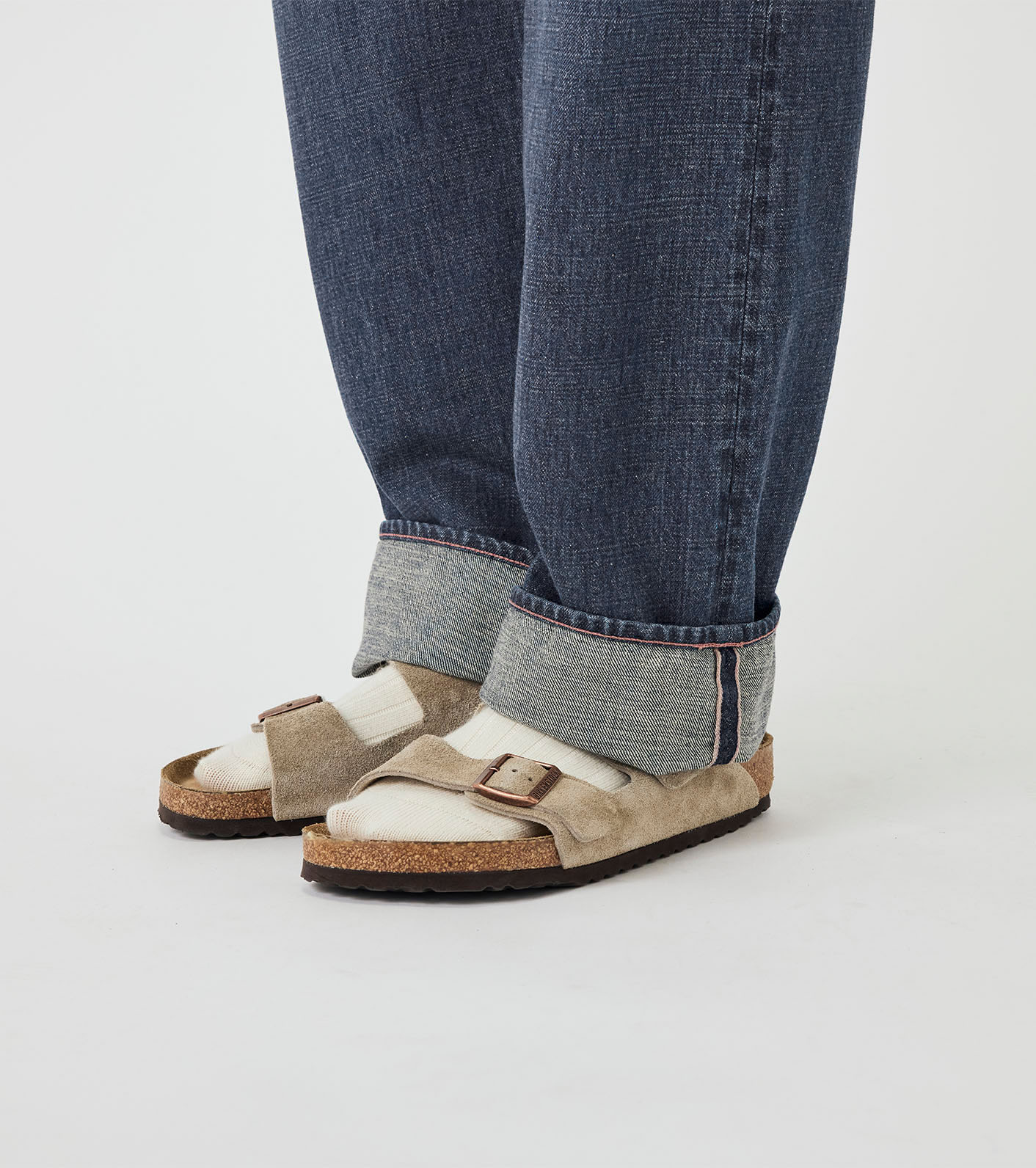 Selvage Denim Straight Pants