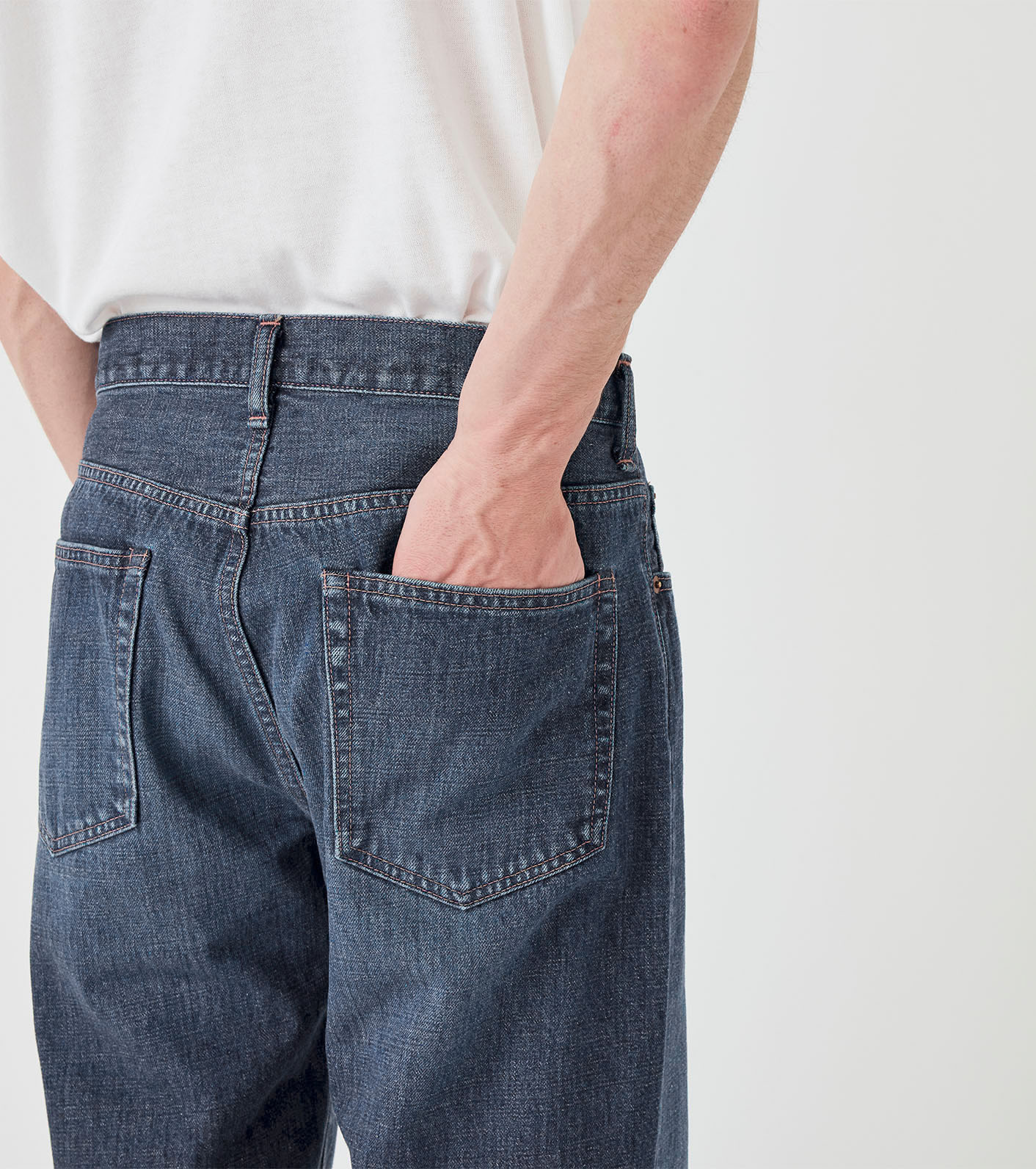 Selvage Denim Straight Pants