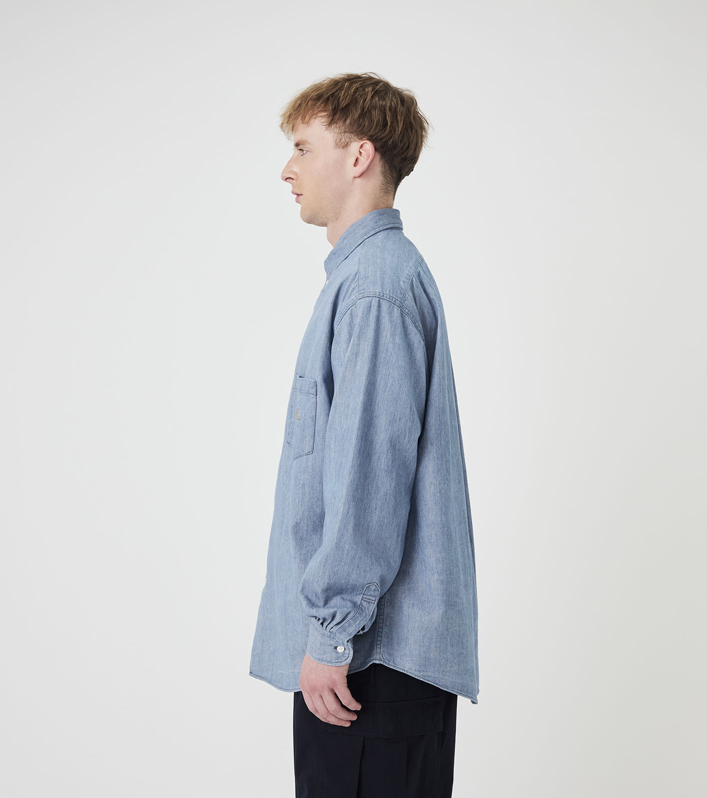 OOAL Button Down Denim Shirt