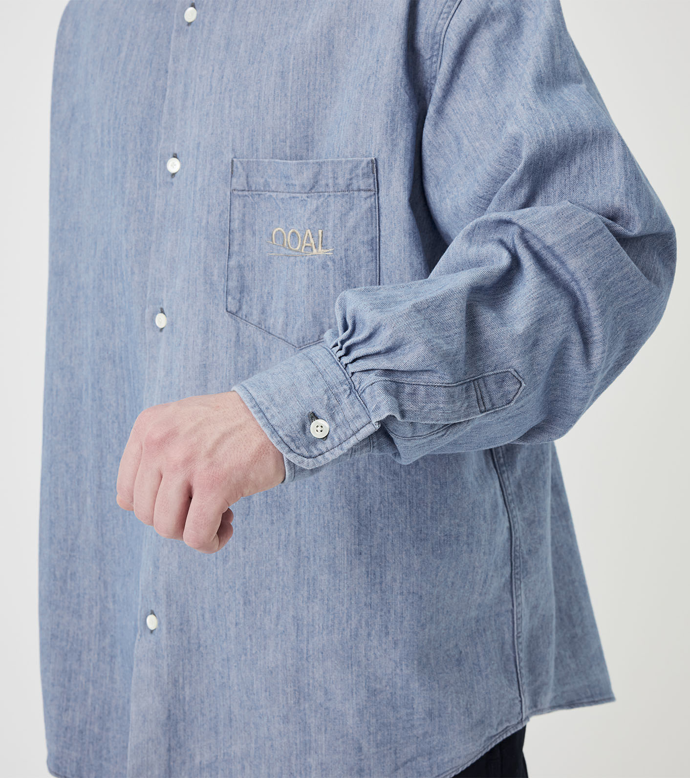 OOAL Button Down Denim Shirt