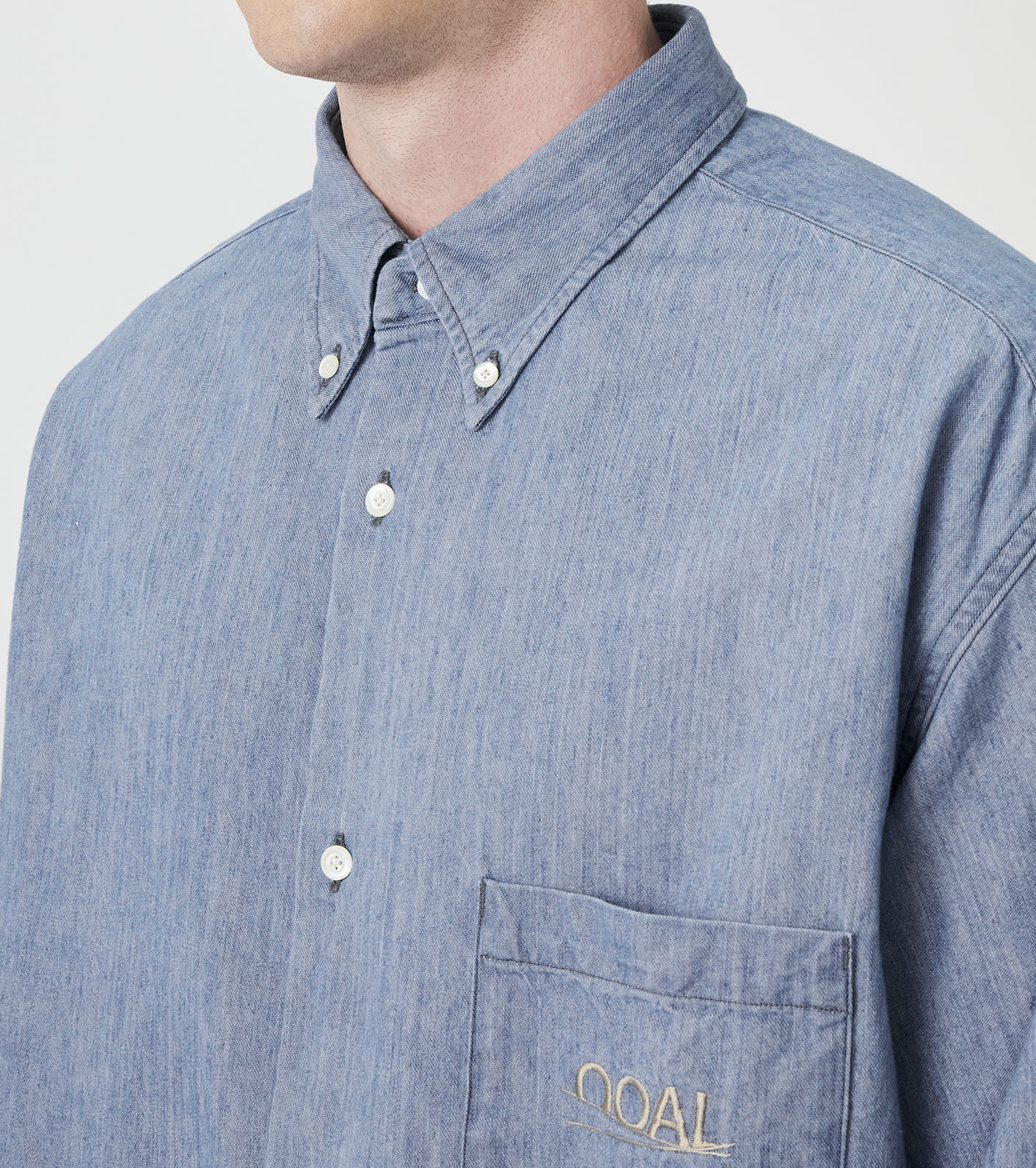 OOAL Button Down Denim Shirt