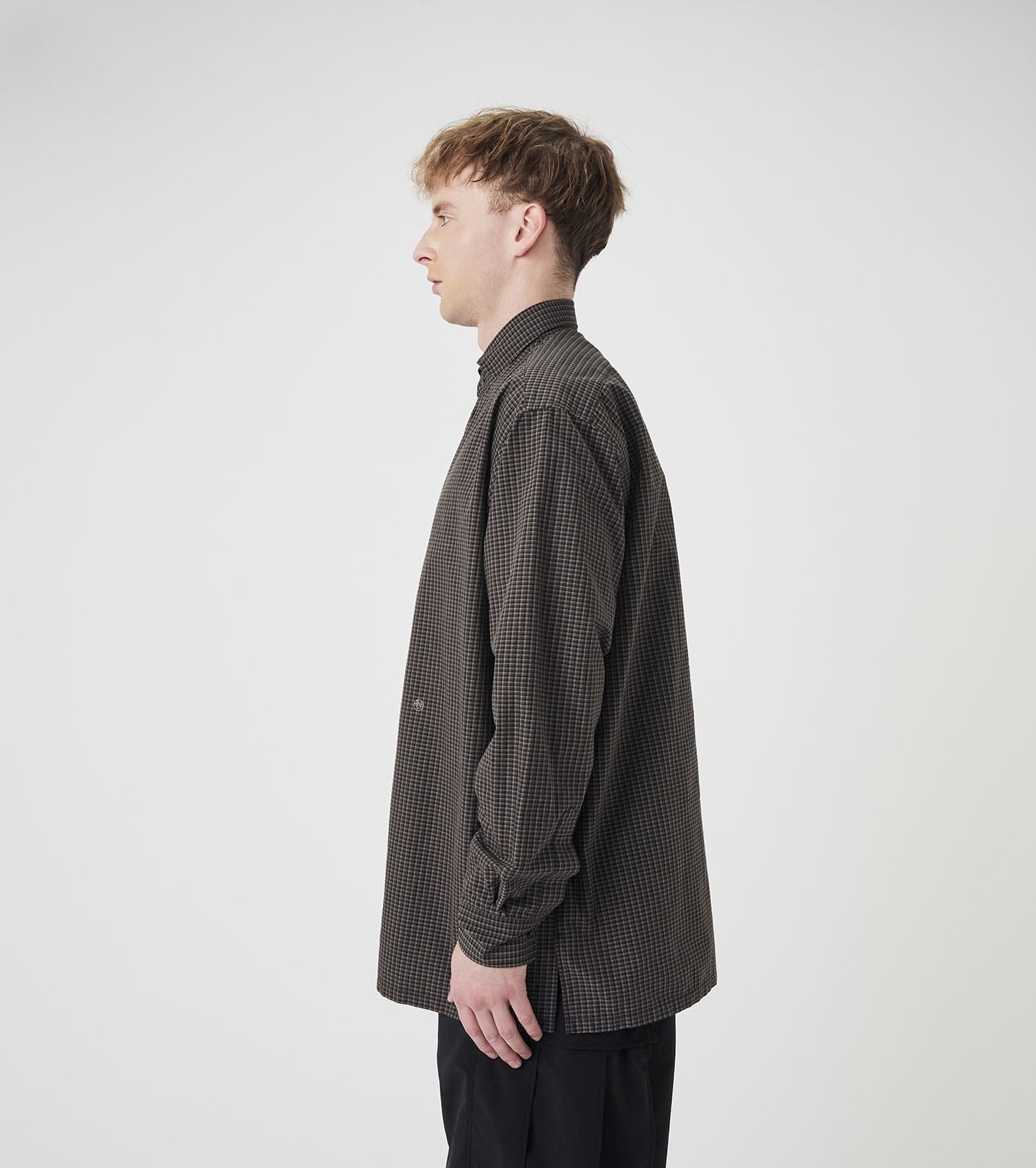 Micro Plaid Wind Shirt