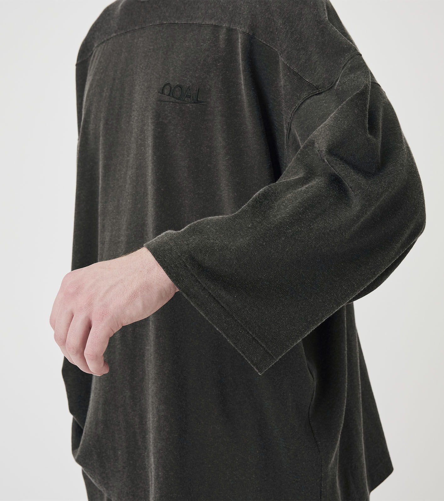 OOAL Rayon Cotton Long Sleeve Tee